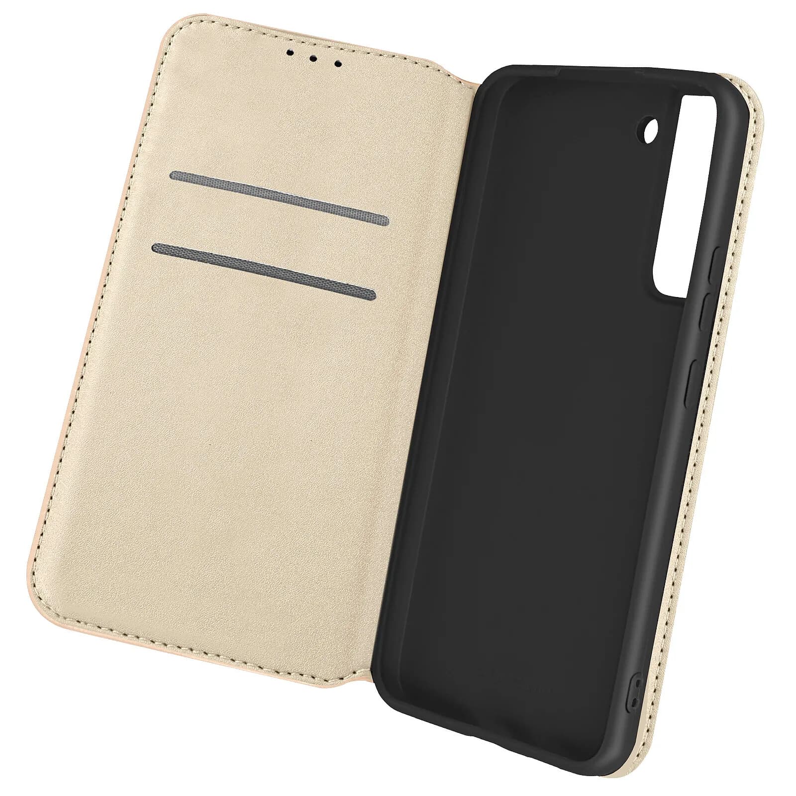 Avizar Étui pour Samsung Galaxy S22 Plus Clapet Portefeuille Fonction Support Vidéo