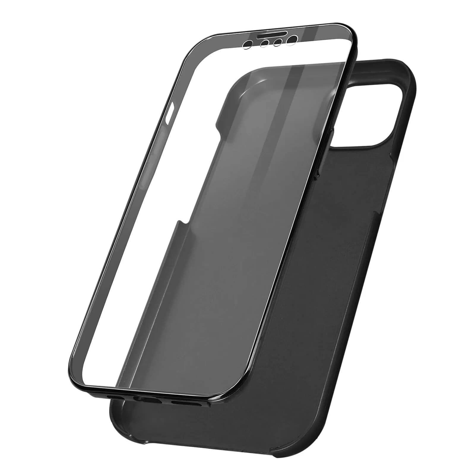 Avizar Coque iPhone 13 Mini Arrière Rigide et Avant Souple
