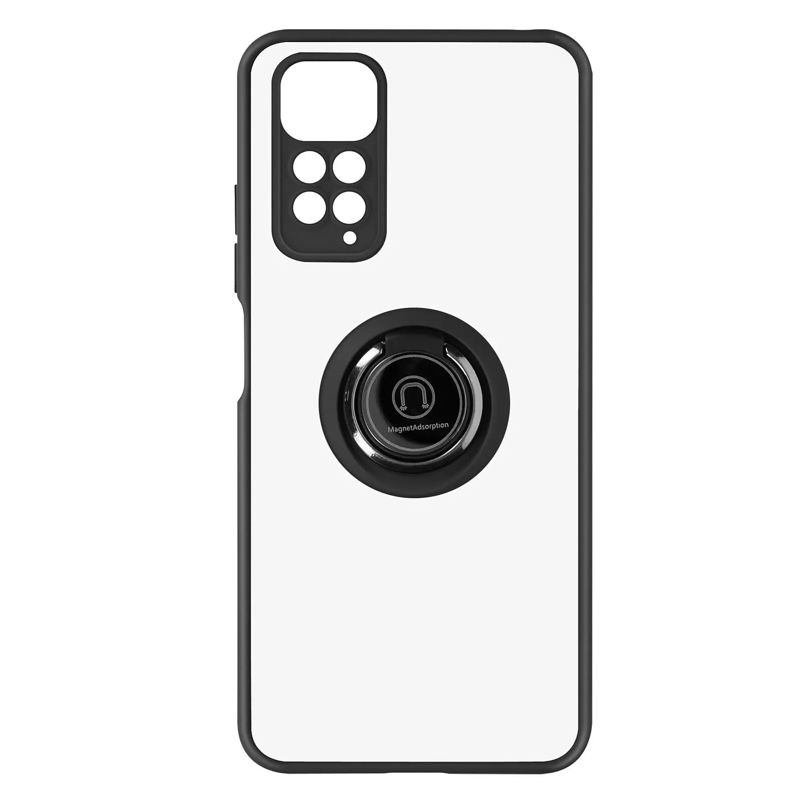 Avizar Coque pour Redmi Note 11 / Note 11s Antichoc avec Anneau Magnétique Rotatif