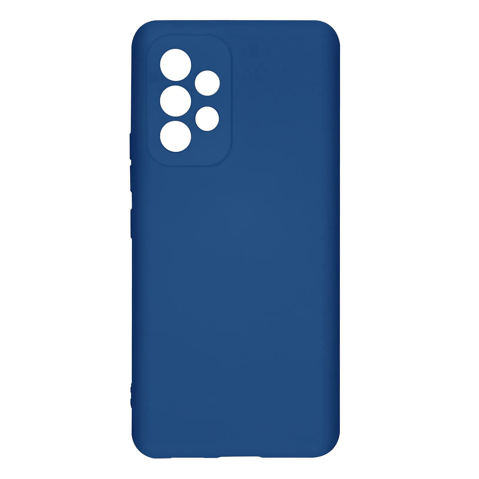 Coque pour Samsung Galaxy A53 5G Silicone Semi-rigide Finition Soft-touch Fine Bleu