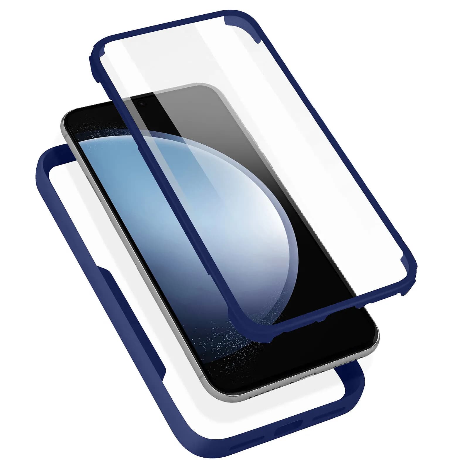 Avizar Coque pour Oppo A74 5G et A54 5G Dos Plexiglas Avant Polymère