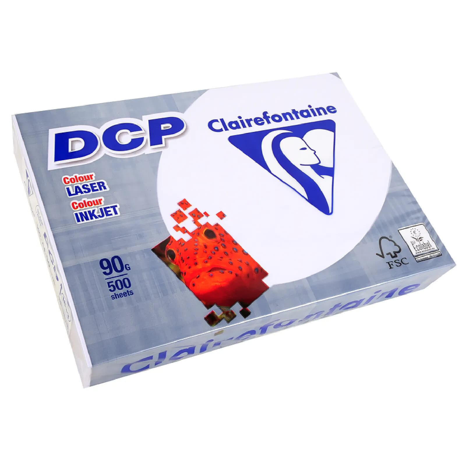 CLAIREFONTAINE Ramette 500 Feuilles Papier 90g A4 210x297 mm Blanc