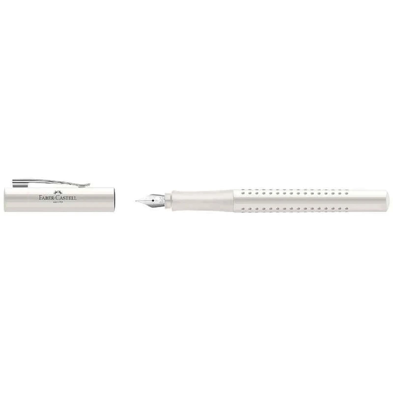 FABER-CASTELL Stylo plume GRIP 2010 Harmony, B, blanc