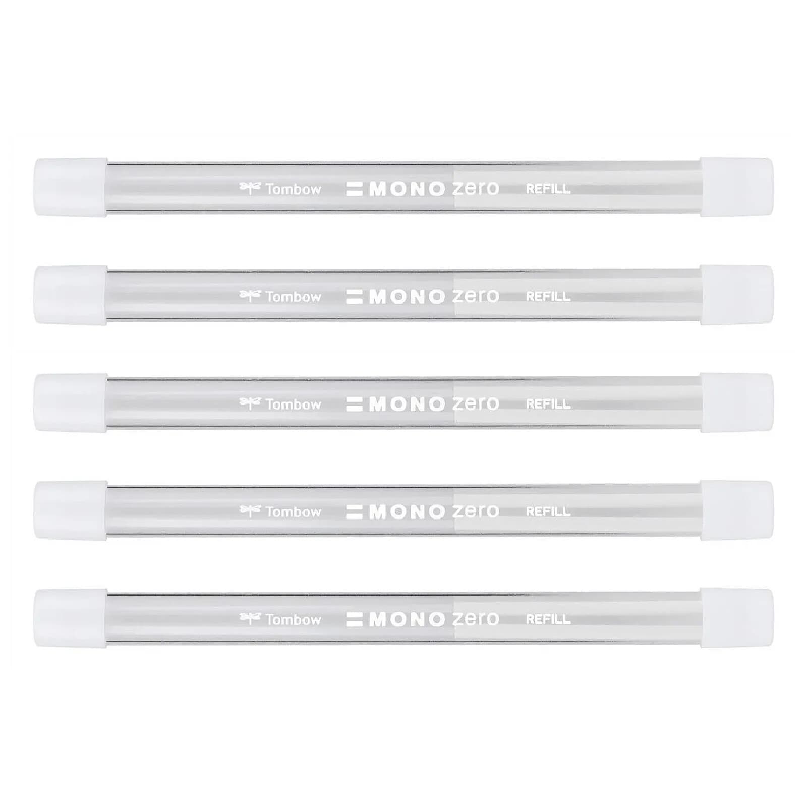 TOMBOW Tube de 2 Recharges pour Stylo Gomme MONO zero pointe ronde 2,3 mm x 5