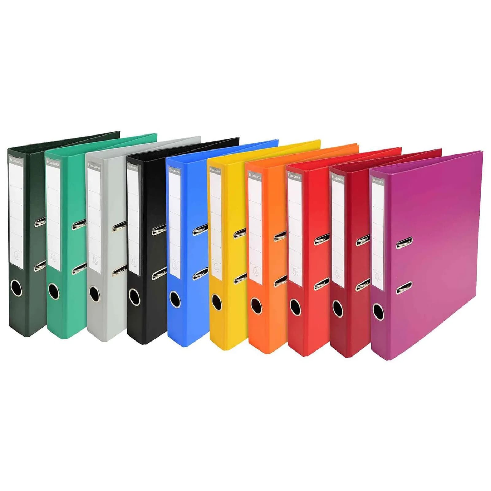 EXACOMPTA Classeur à levier PVC A4 dos de 50mm. - Couleurs assorties