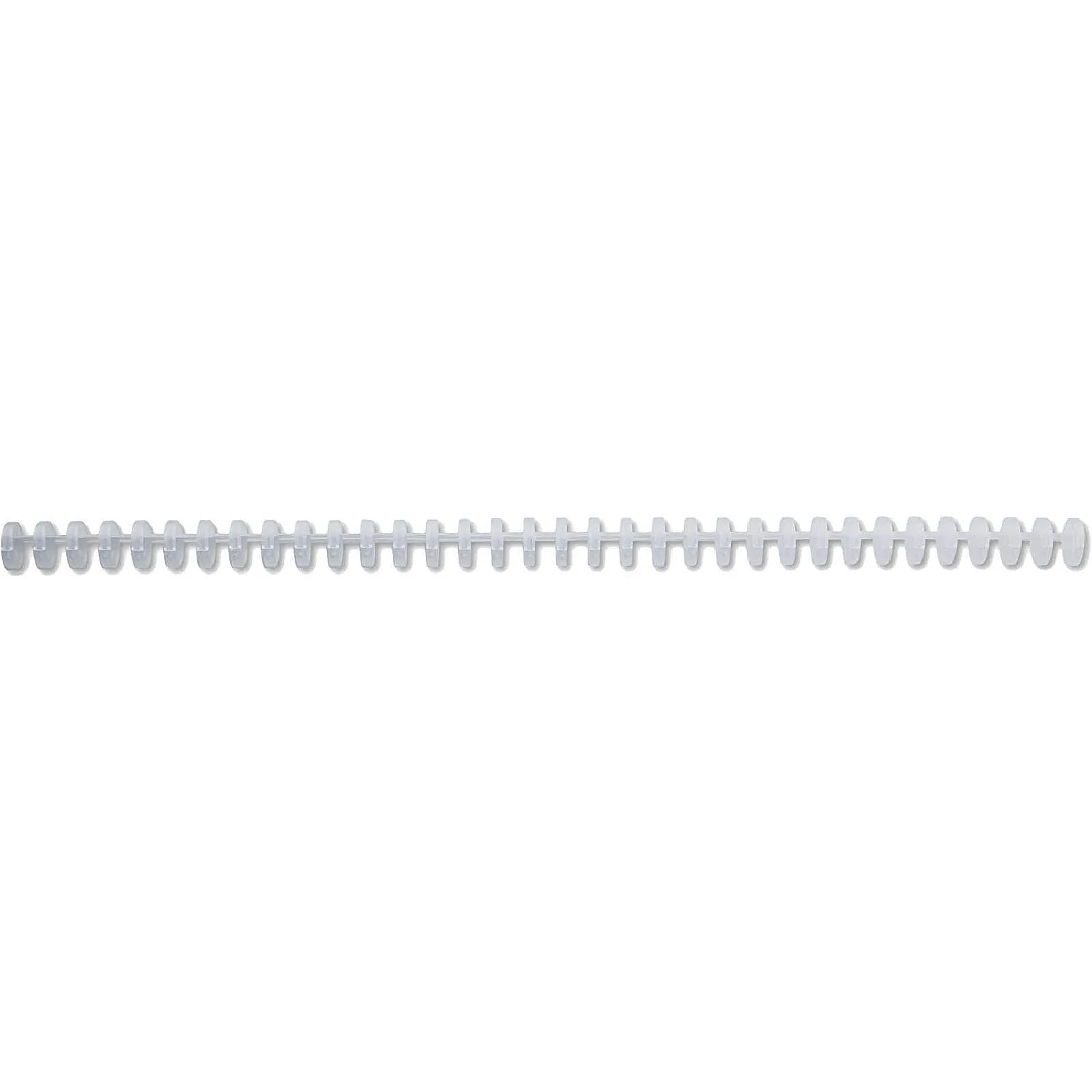 GBC Pack de 50 Reliure ClickBind format A4 capacité 45 pages 8mm granité, transparent