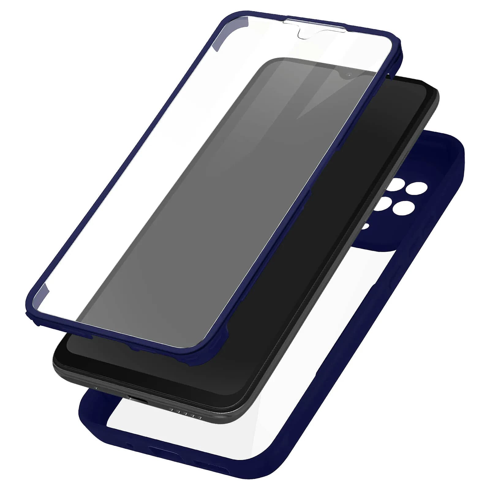 Avizar Coque pour Xiaomi Redmi 10C Dos Plexiglas et Avant Polymère
