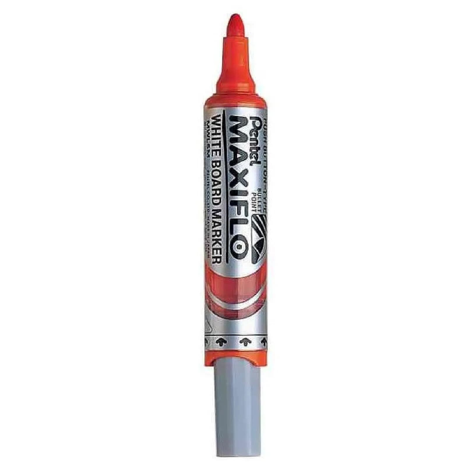 PENTEL marqueur pour tableau blanc avec pompe, orange, tracé 2,5 mm x 12