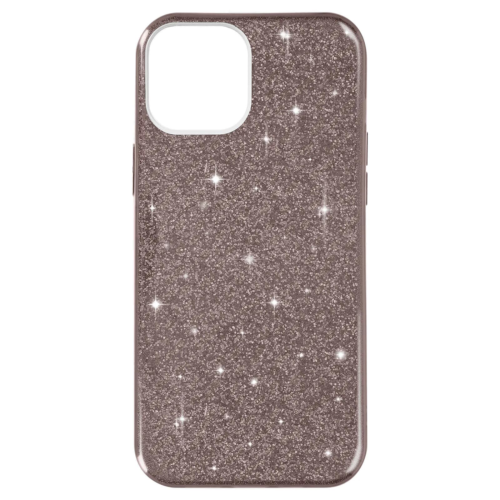 Avizar Coque pour iPhone 14 Plus Paillette Amovible Silicone Semi-rigide