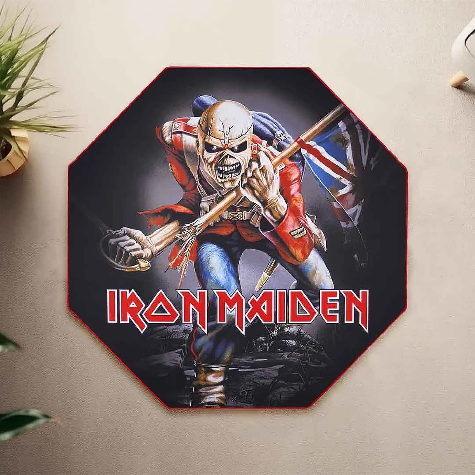 Iron Maiden - Tapis de sol gamer antidérapant - Noir
