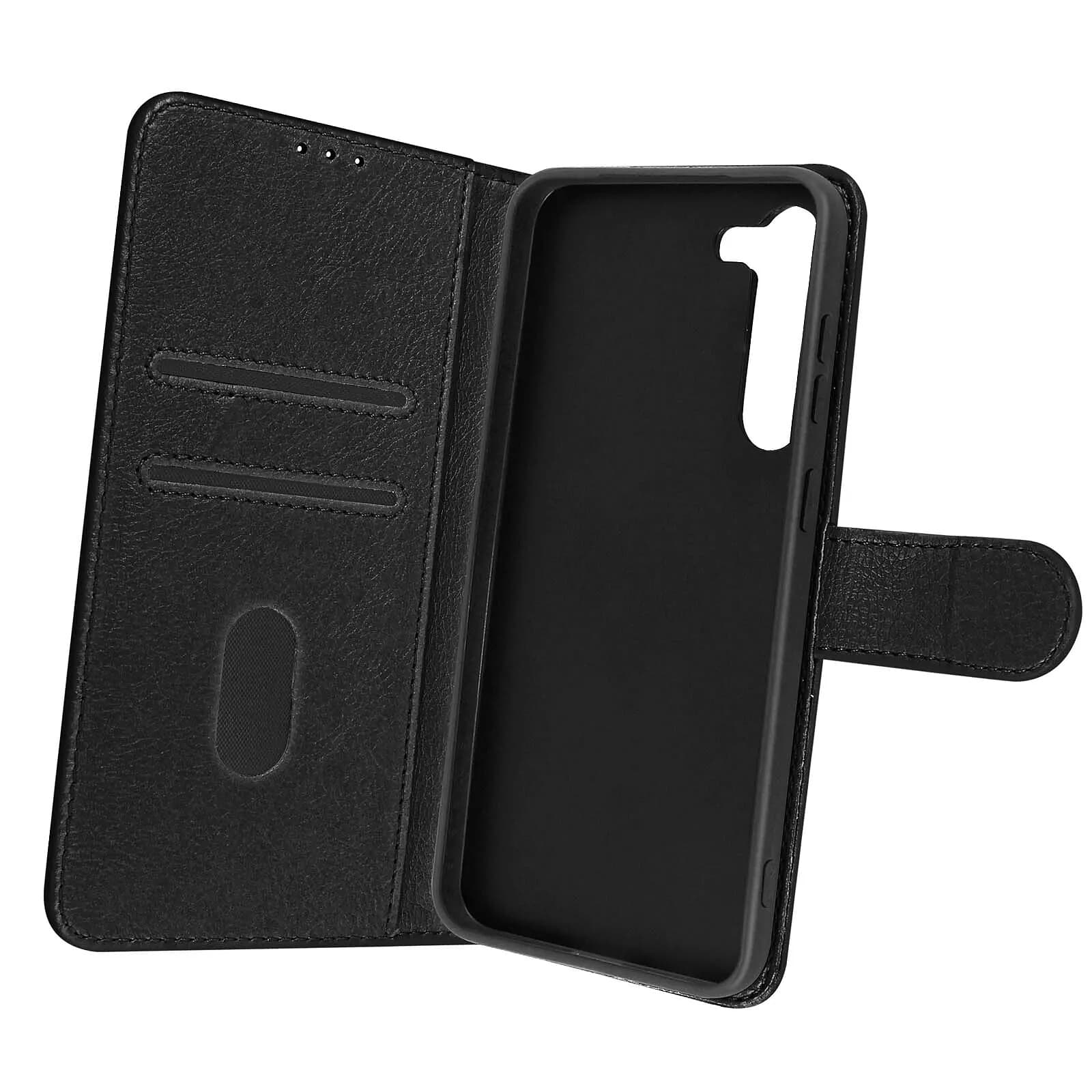Avizar Housse Samsung Galaxy S23 Plus Clapet Portefeuille Fonction Support Vidéo noir Chesterfield