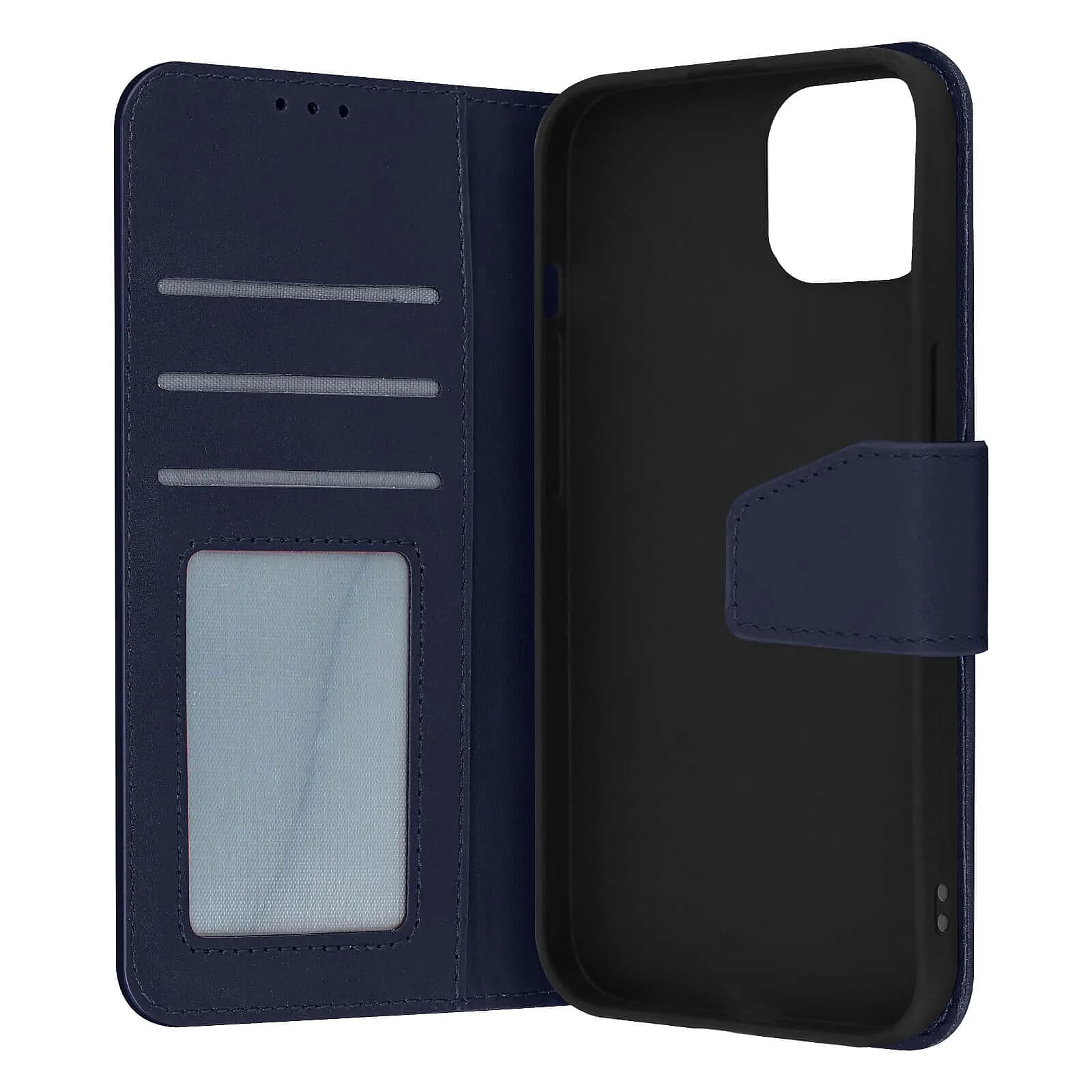 Avizar Housse pour iPhone 14 Cuir premium Porte-carte Fonction support Vidéo