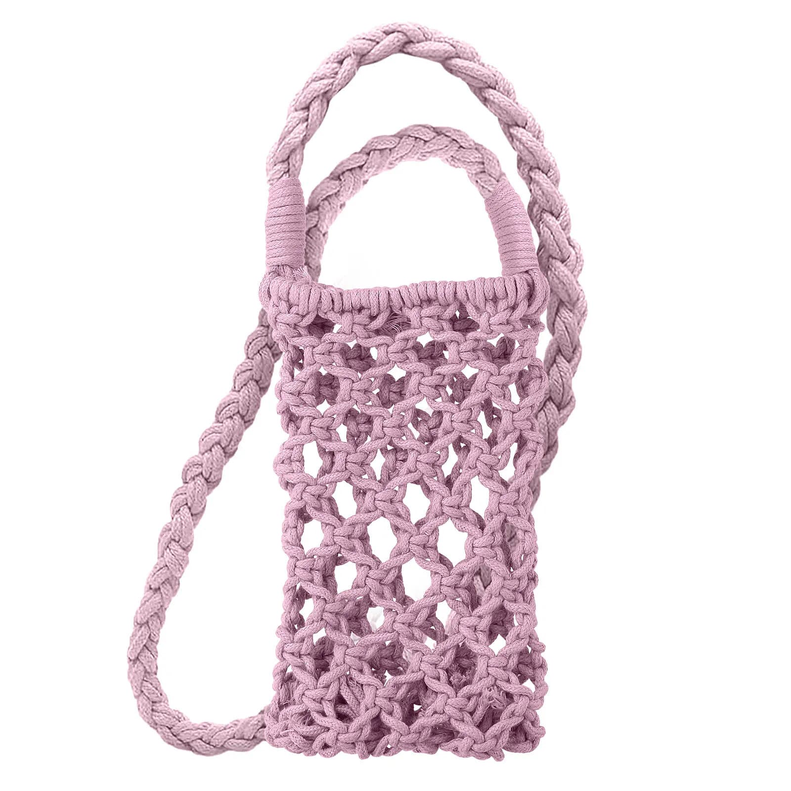 Avizar Sac Bandoulière pour Smartphone en Crochet Tressé Série TressBag