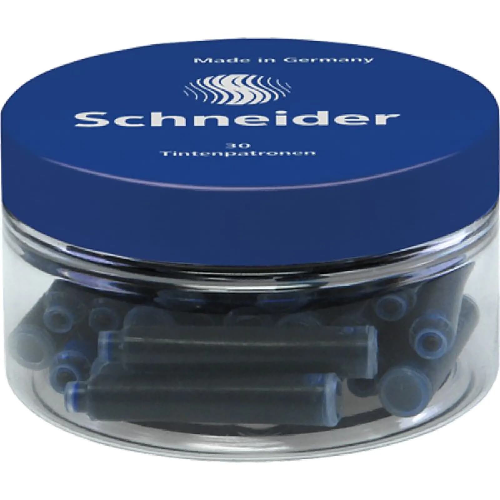 SCHNEIDER Cartouche d'encre Bleu Pot 30 x 6