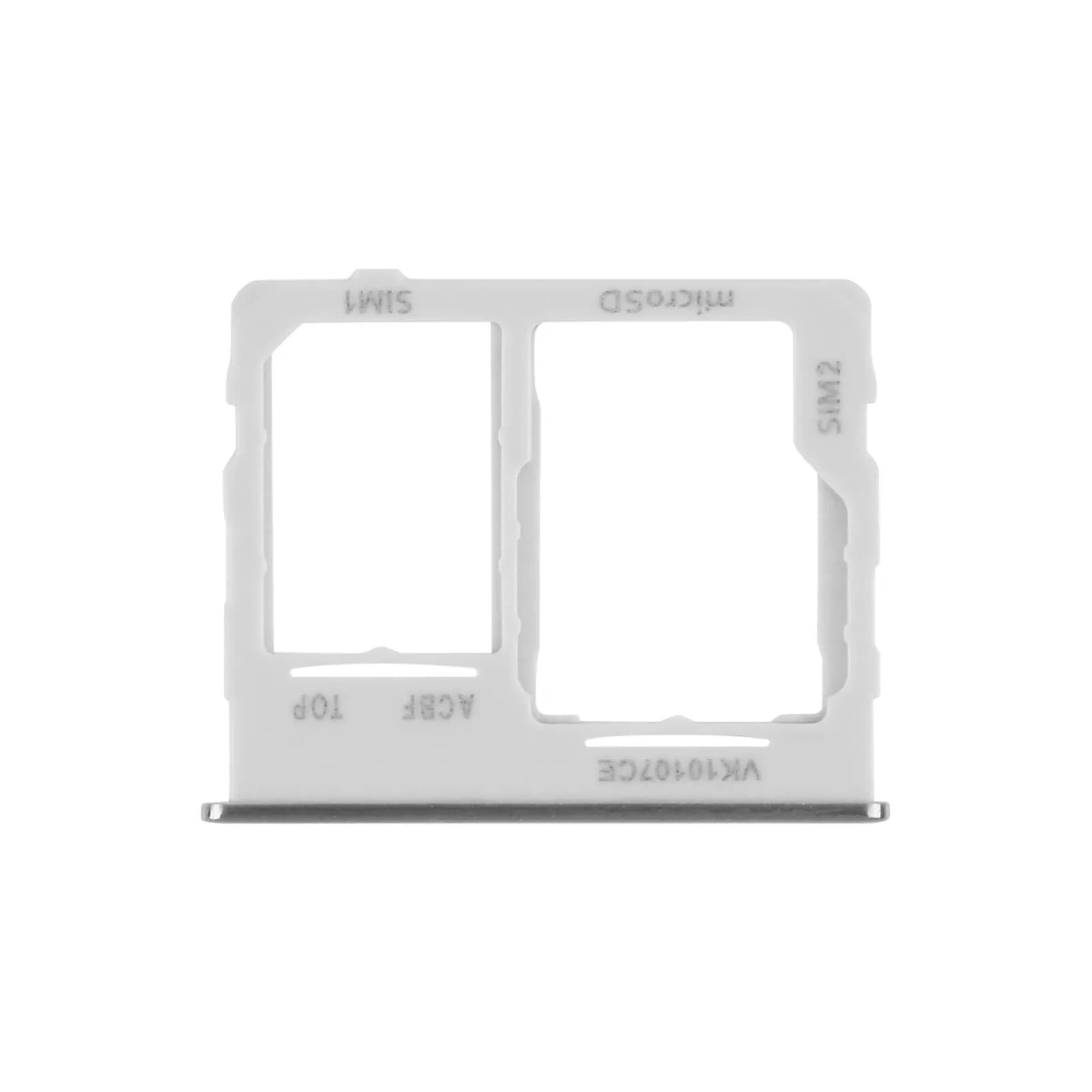 Samsung Tiroir Carte SIM pour Samsung A32 5G Dual Nano SIM + Micro-SD Original Blanc