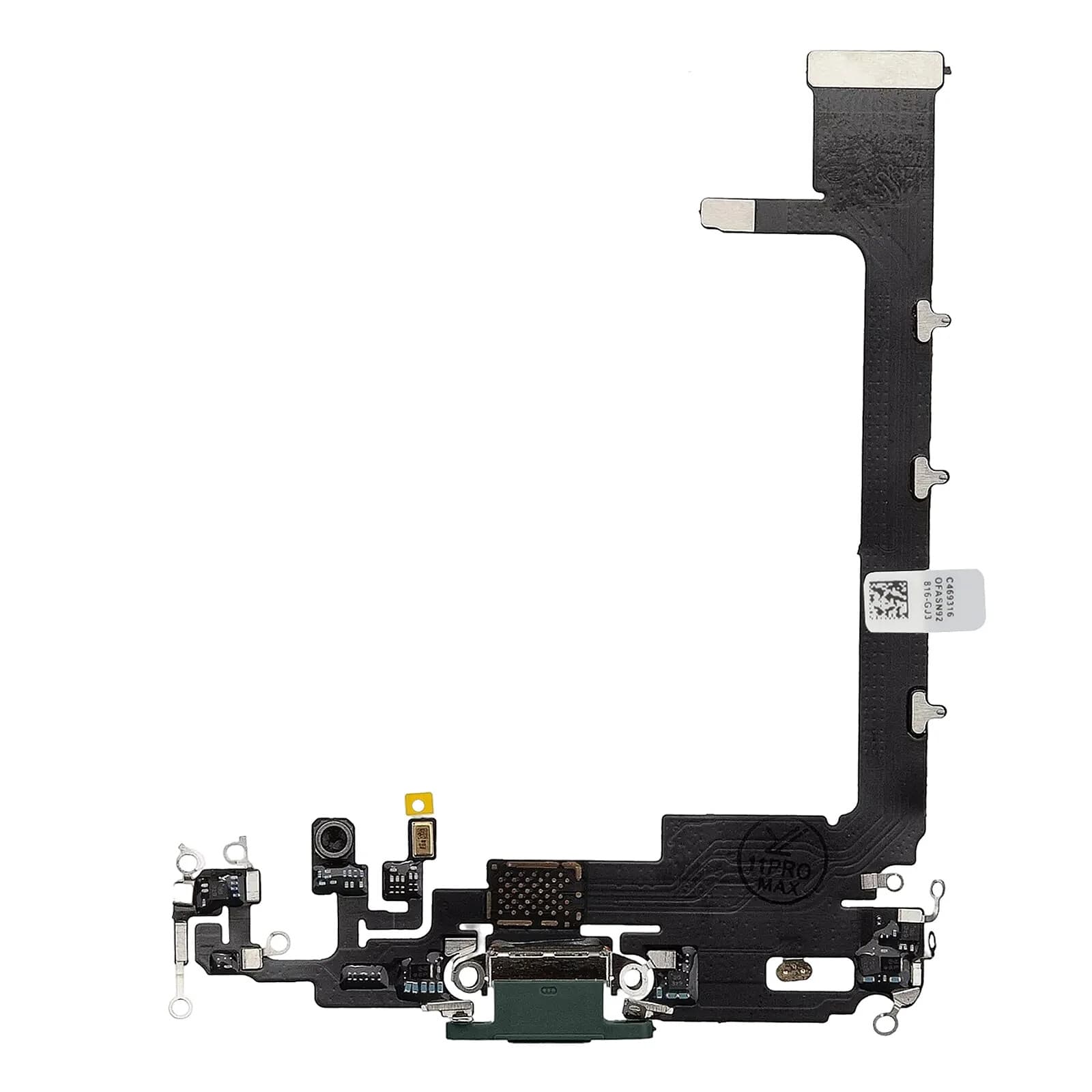Clappio Connecteur de Charge pour iPhone 11 Pro Max, Port Lightning + Micro