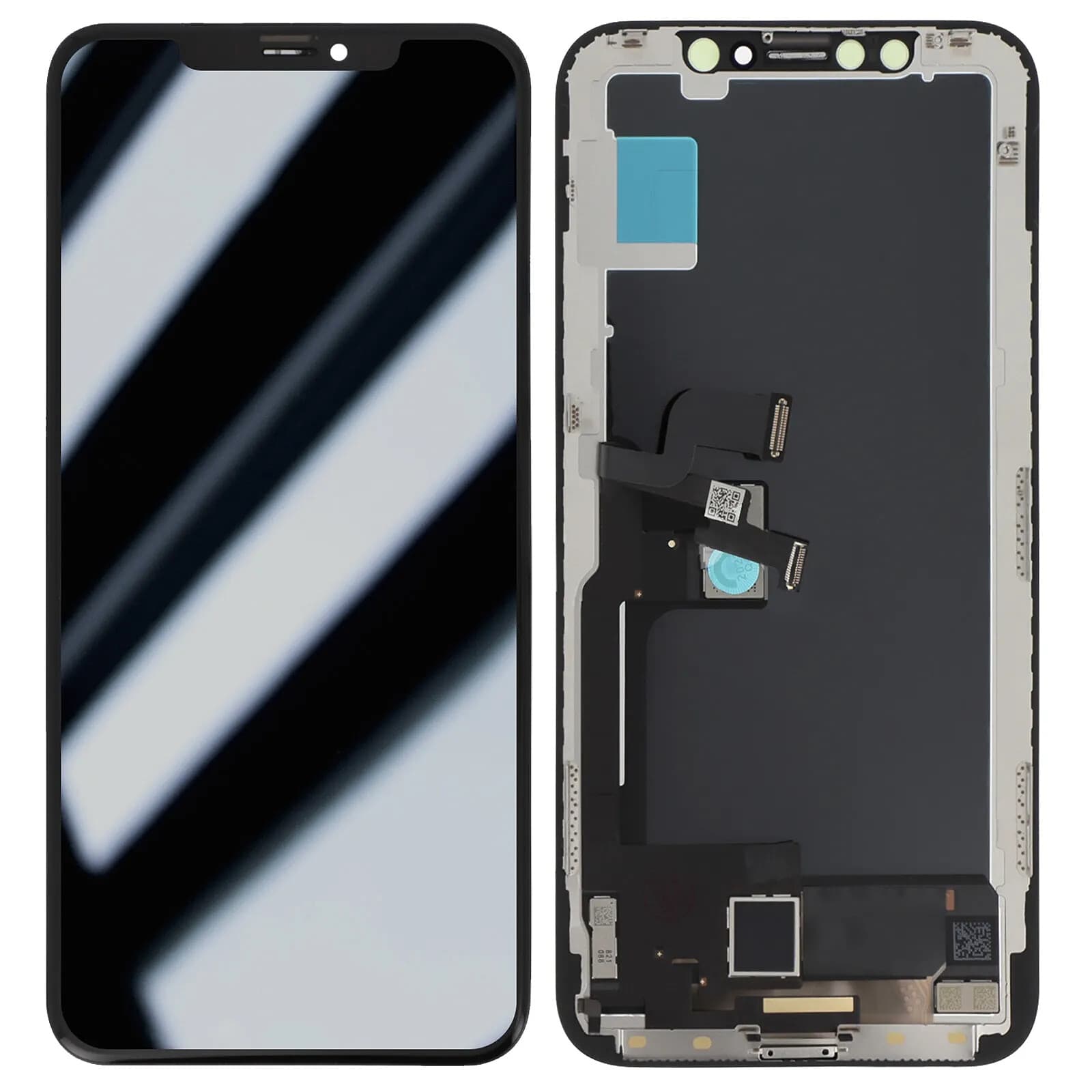 Clappio Écran LCD Alcalian pour iPhone XS et Vitre Tactile Avec Châssis