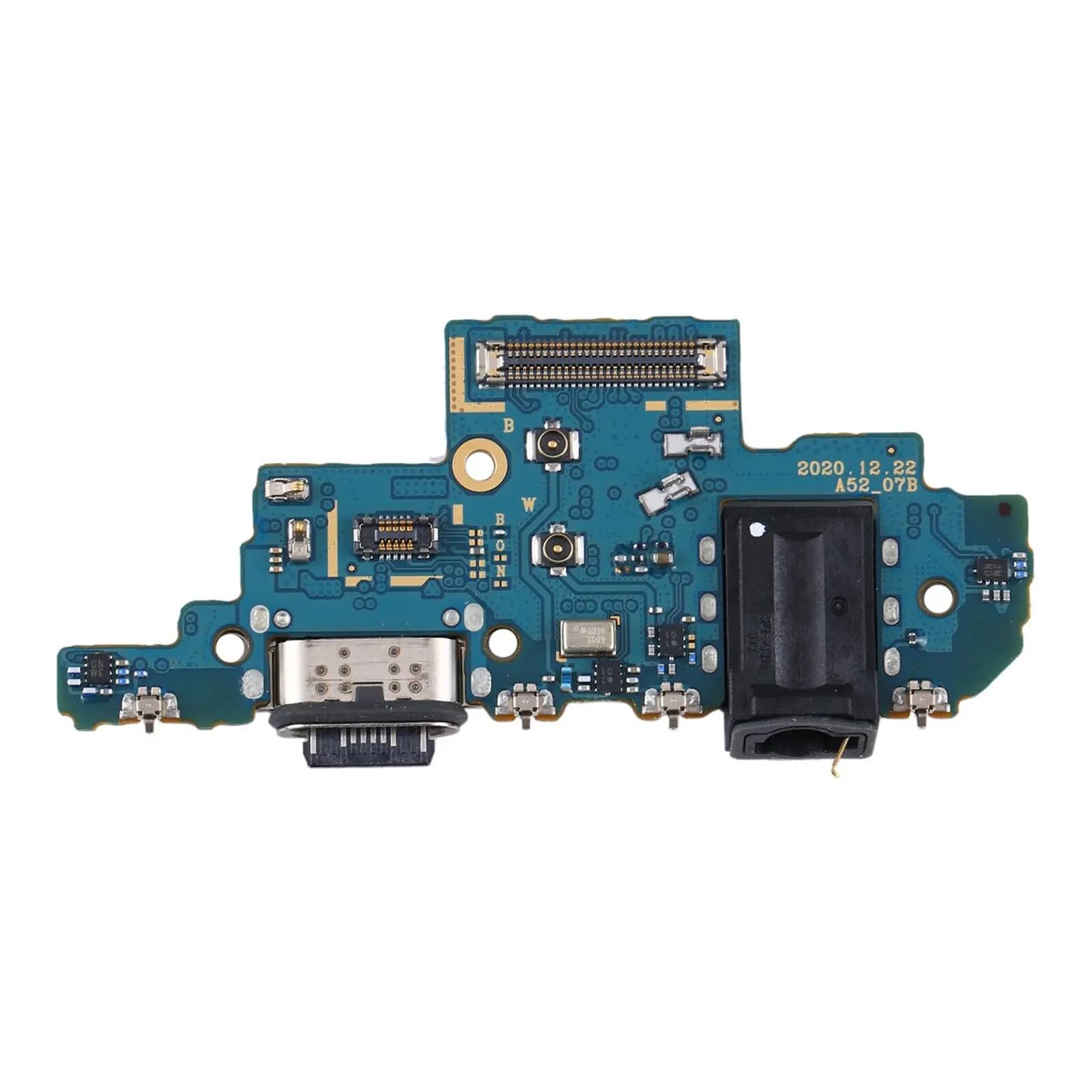 Clappio Connecteur de Charge pour Samsung Galaxy A52 Connecteur USB-C avec Jack 3.5mm