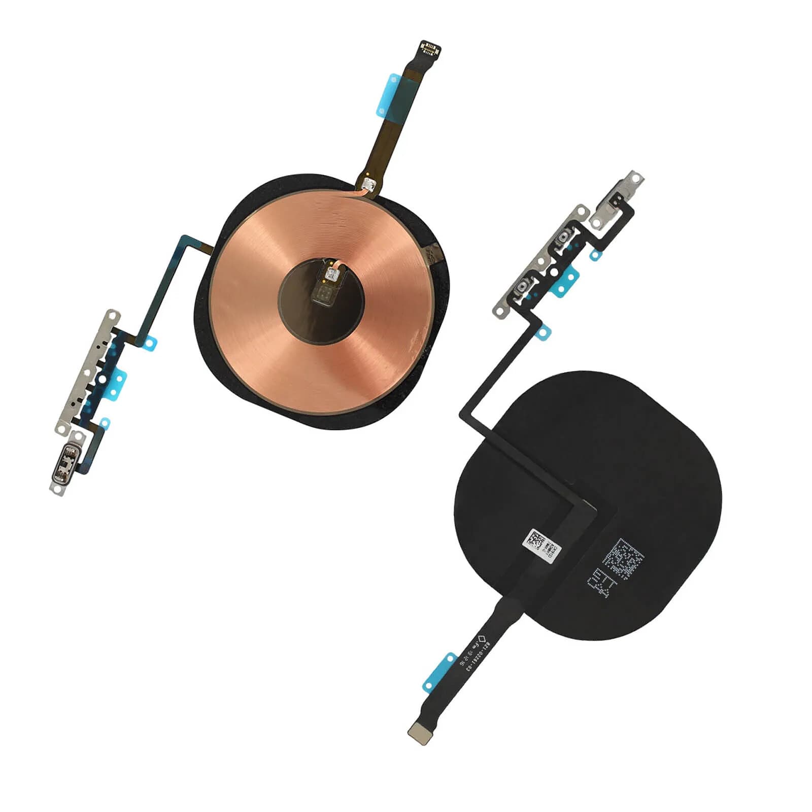 Clappio Nappe Charge Induction Qi et Nappe boutons volume pour iPhone 11 Pro Max