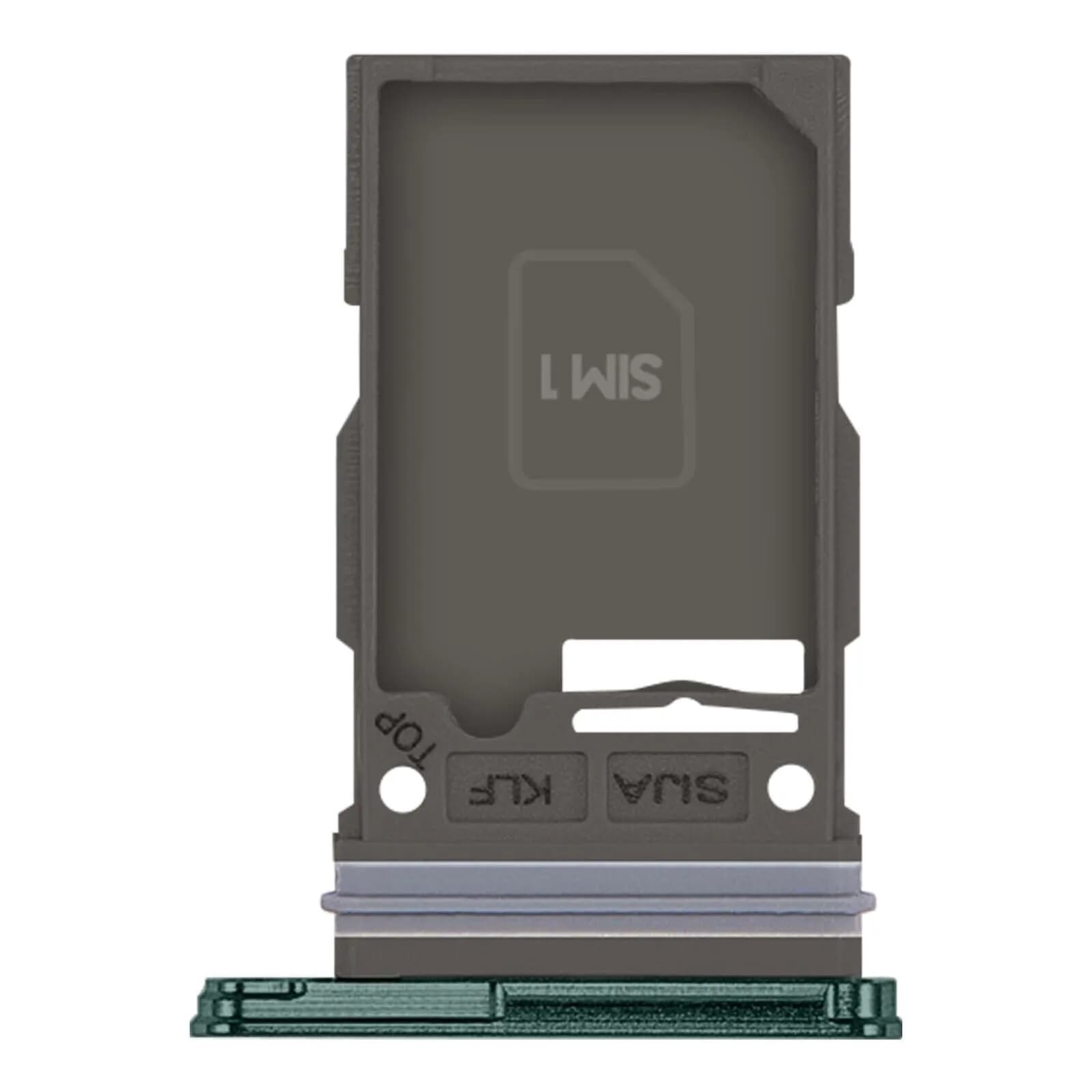 Samsung Tiroir Carte SIM pour Samsung Galaxy S22 Ultra Dual Nano SIM Original Vert