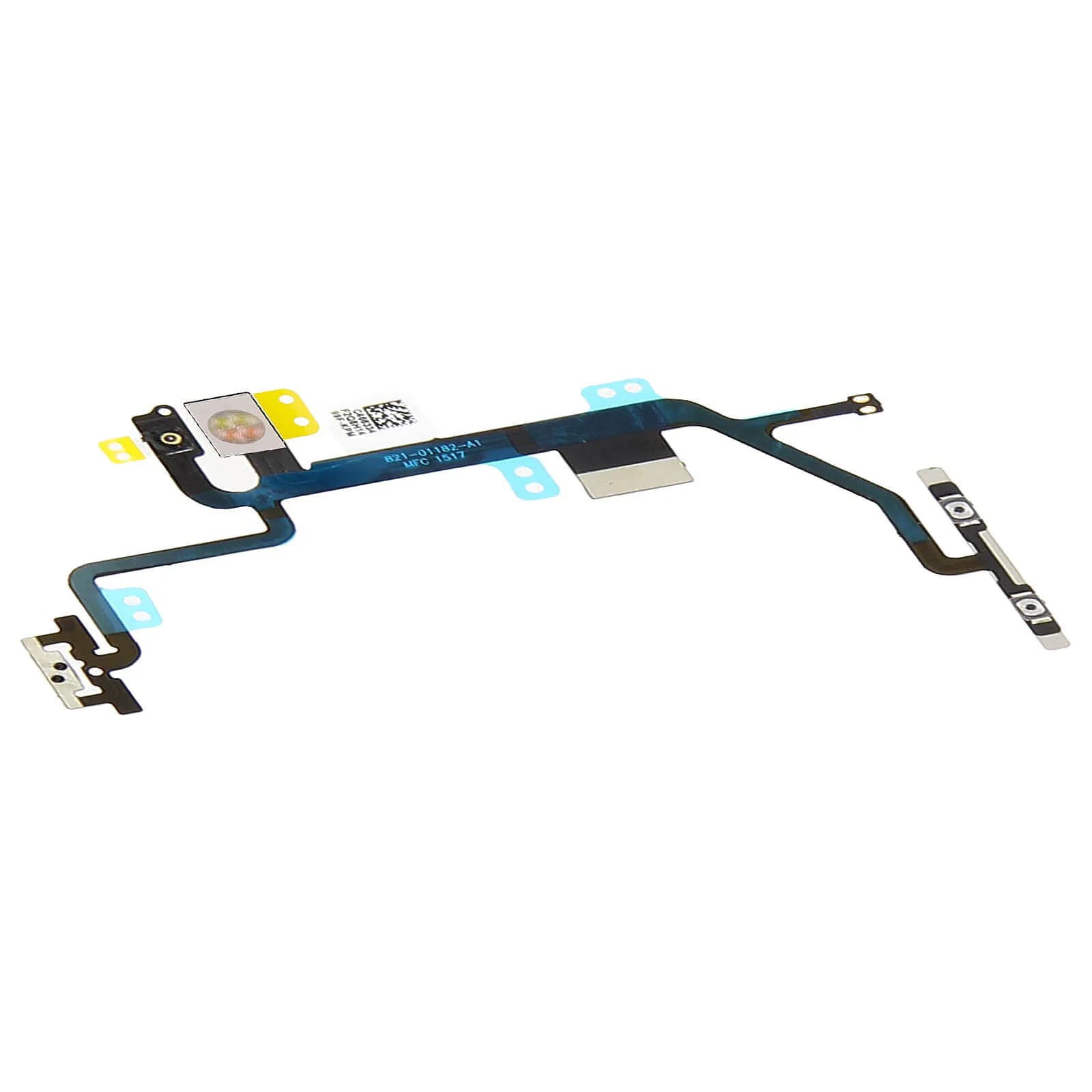 Clappio Nappe pour iPhone 8 / SE 2020 Bouton Power On/Off + Flash + Volume + Microphone