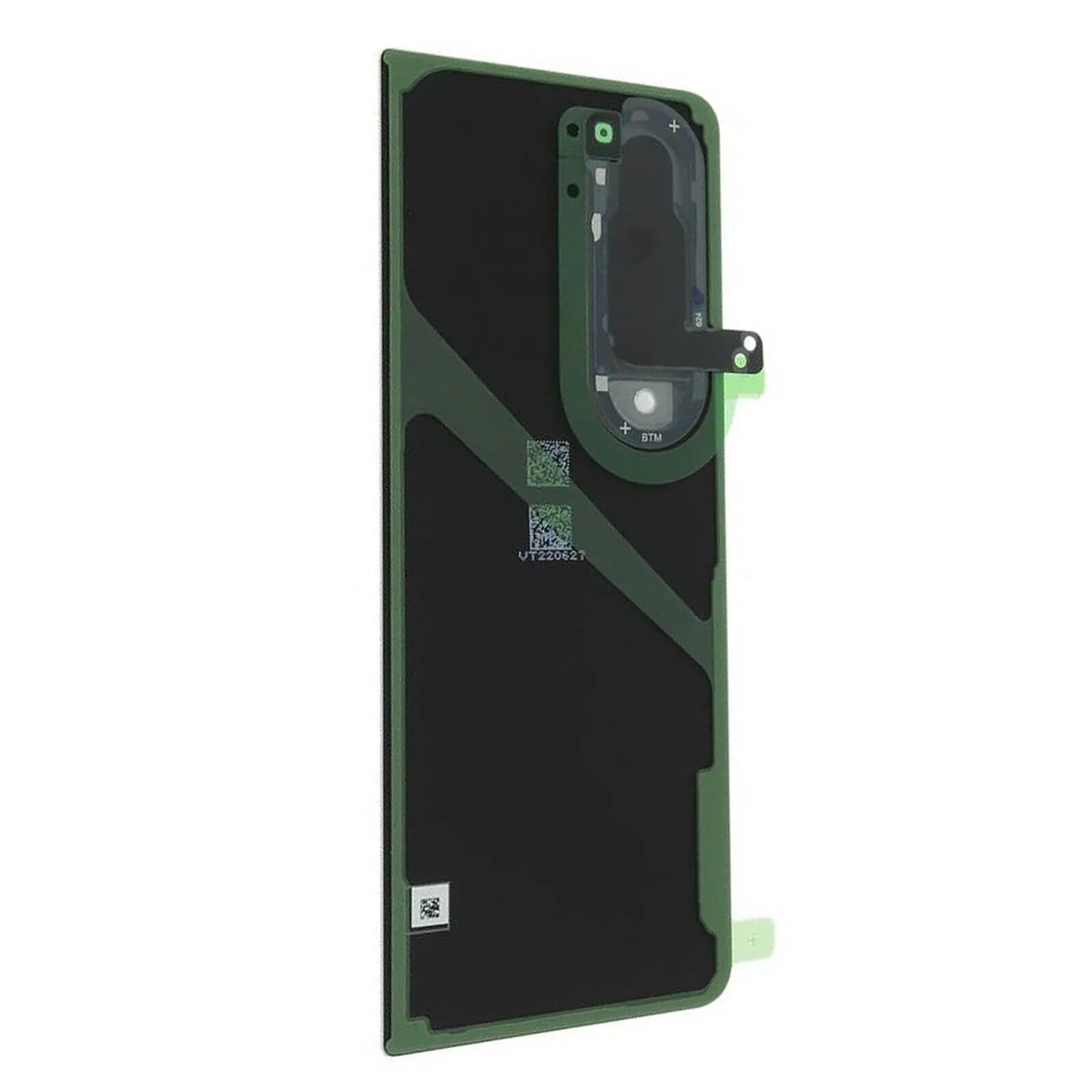 Samsung Vitre Arrière Originale pour Samsung Galaxy Z Fold 4 avec Lentille Caméra Bordeaux