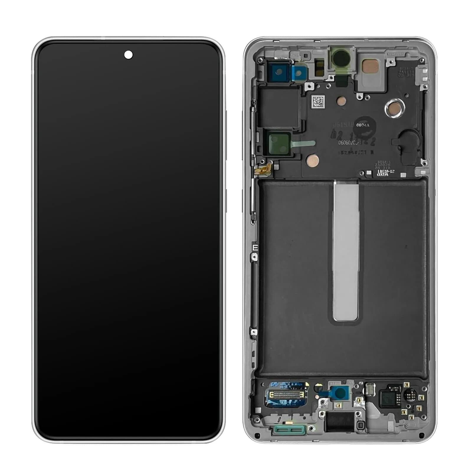 Samsung Écran LCD Vitre Tactile Châssis pour Samsung Galaxy S21 FE Blanc