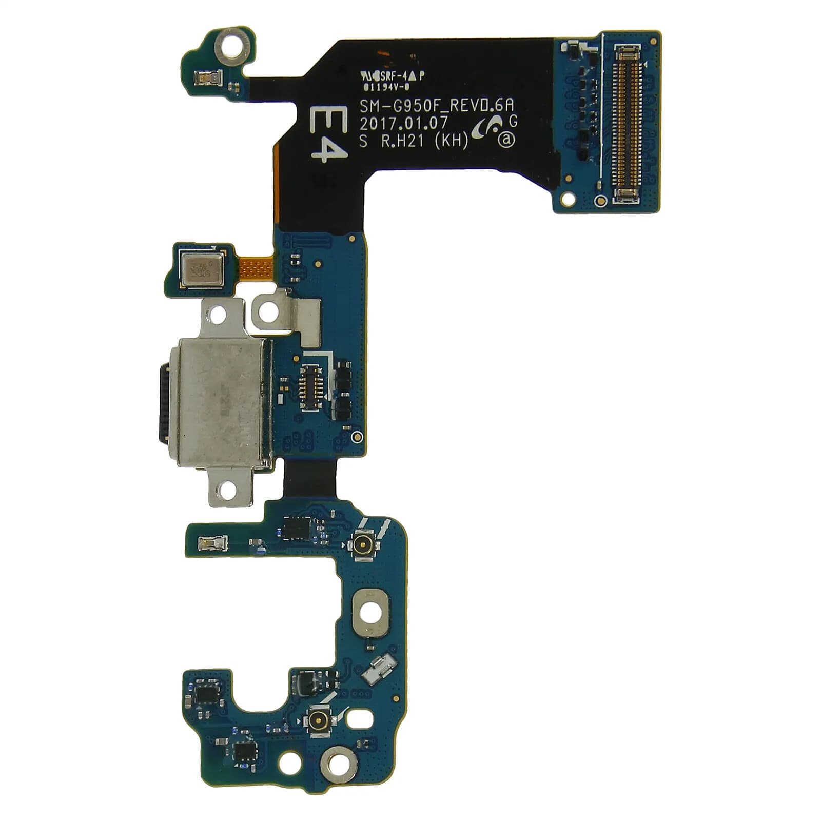 Samsung Nappe Connecteur de Charge pour USB Type-C pour Samsung Galaxy S8 Noir