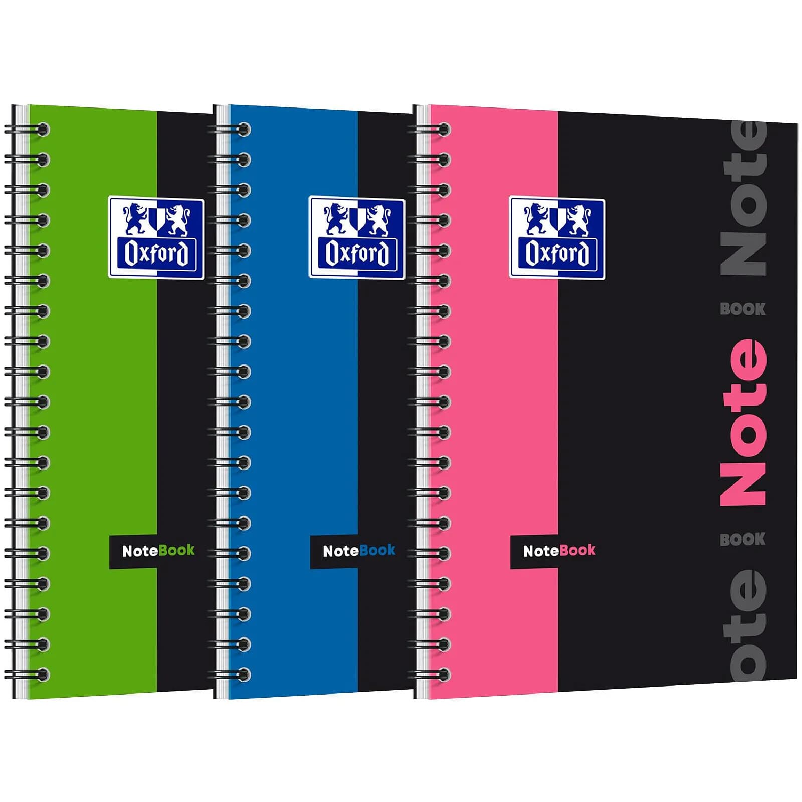 OXFORD Cahier NoteBook B5 160P 90g Grands Carreaux coloris Aléatoire