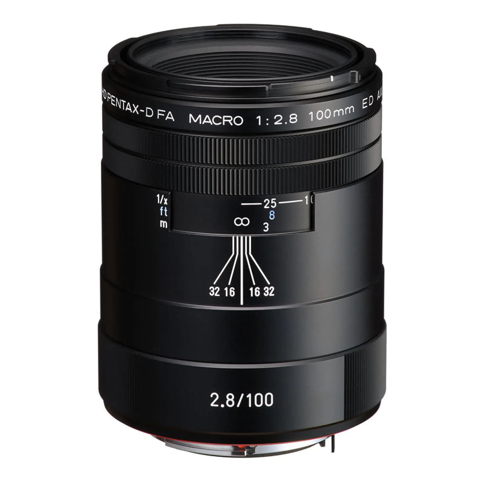 PENTAX Objectif HD DFA 100mm Macro f/2.8 ED AW Noir
