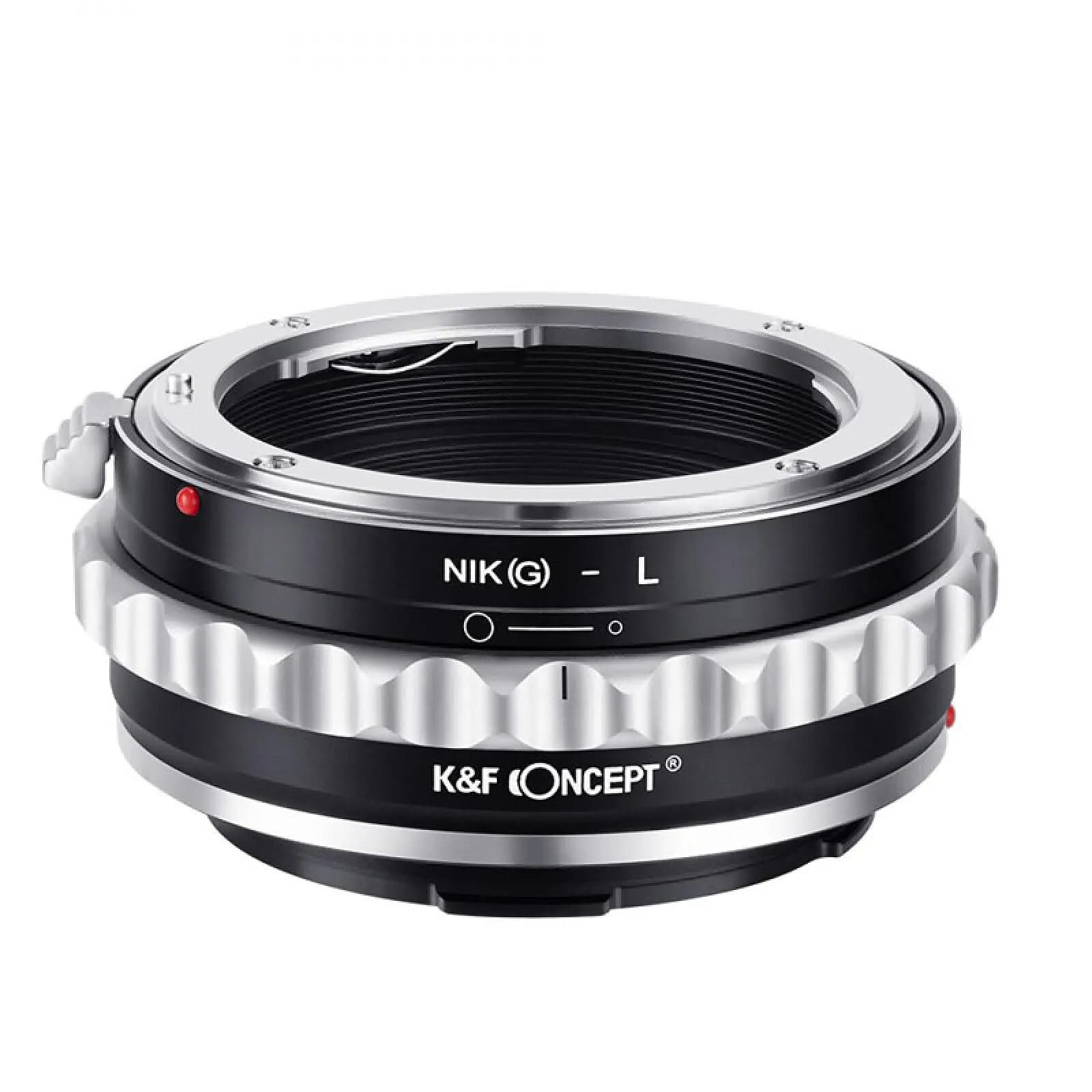 K&F Bague d'adaptation Nikon F (type G) compatible avec monture L