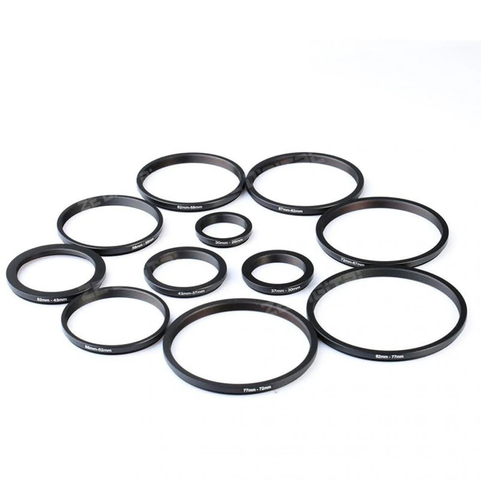 K&F Kit de 11 bagues de réduction pour filtres universel