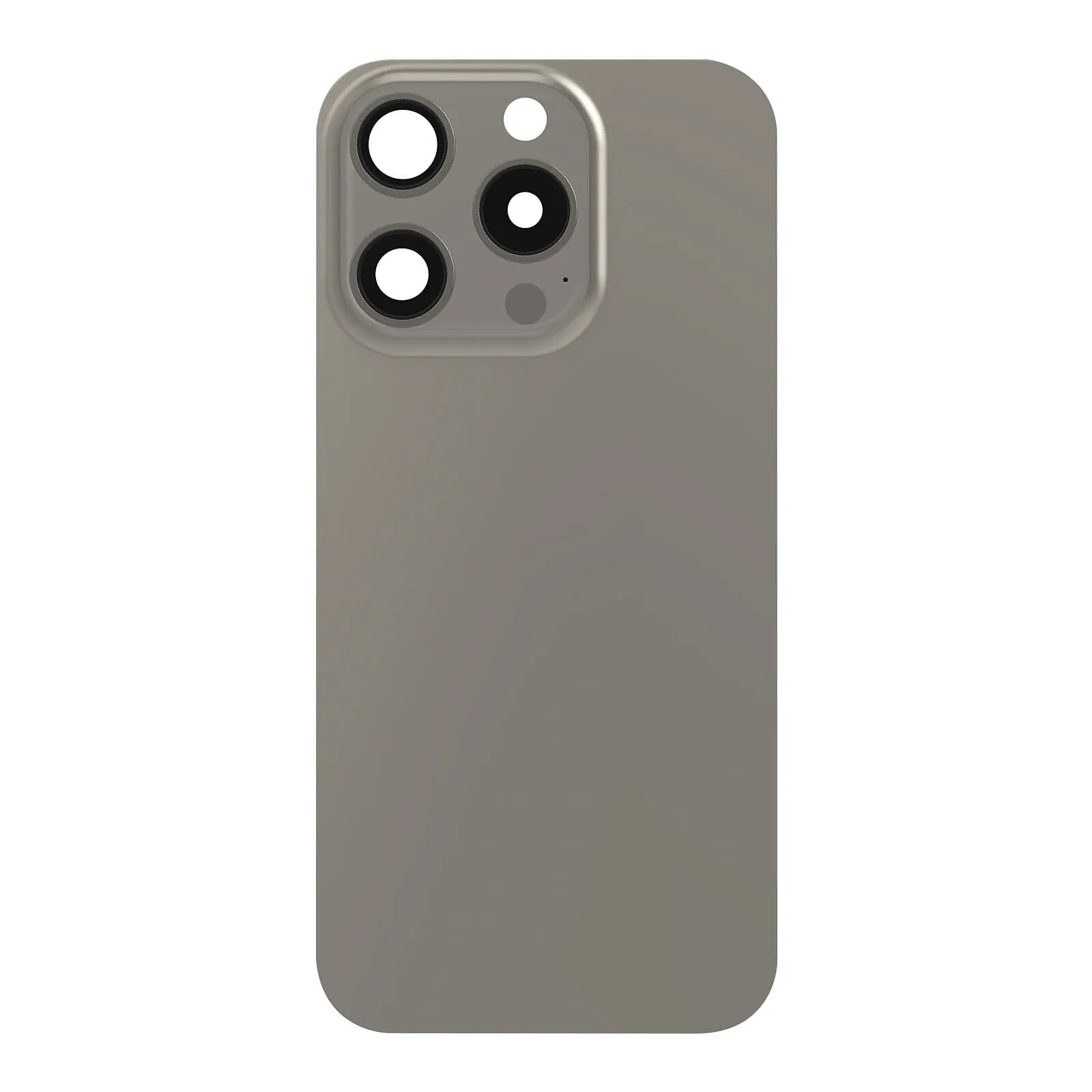 Clappio Vitre arrière Complète pour iPhone 15 Pro avec MagSafe