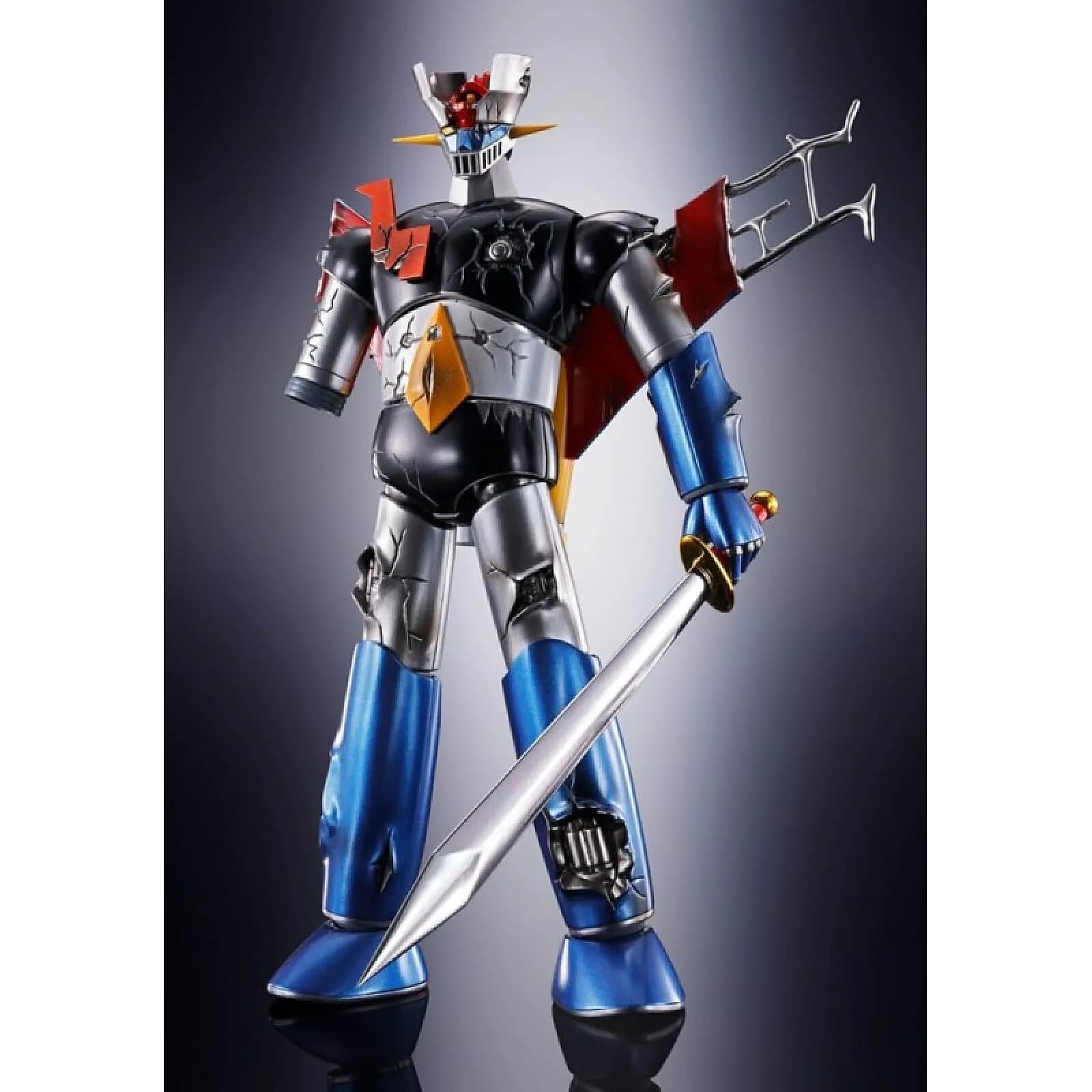 Great Mazinger - Figurine Diecast Soul of Chogokin GX-105D Great Mazinger Z Kakumei Shinka Damage Ver. 17 cm