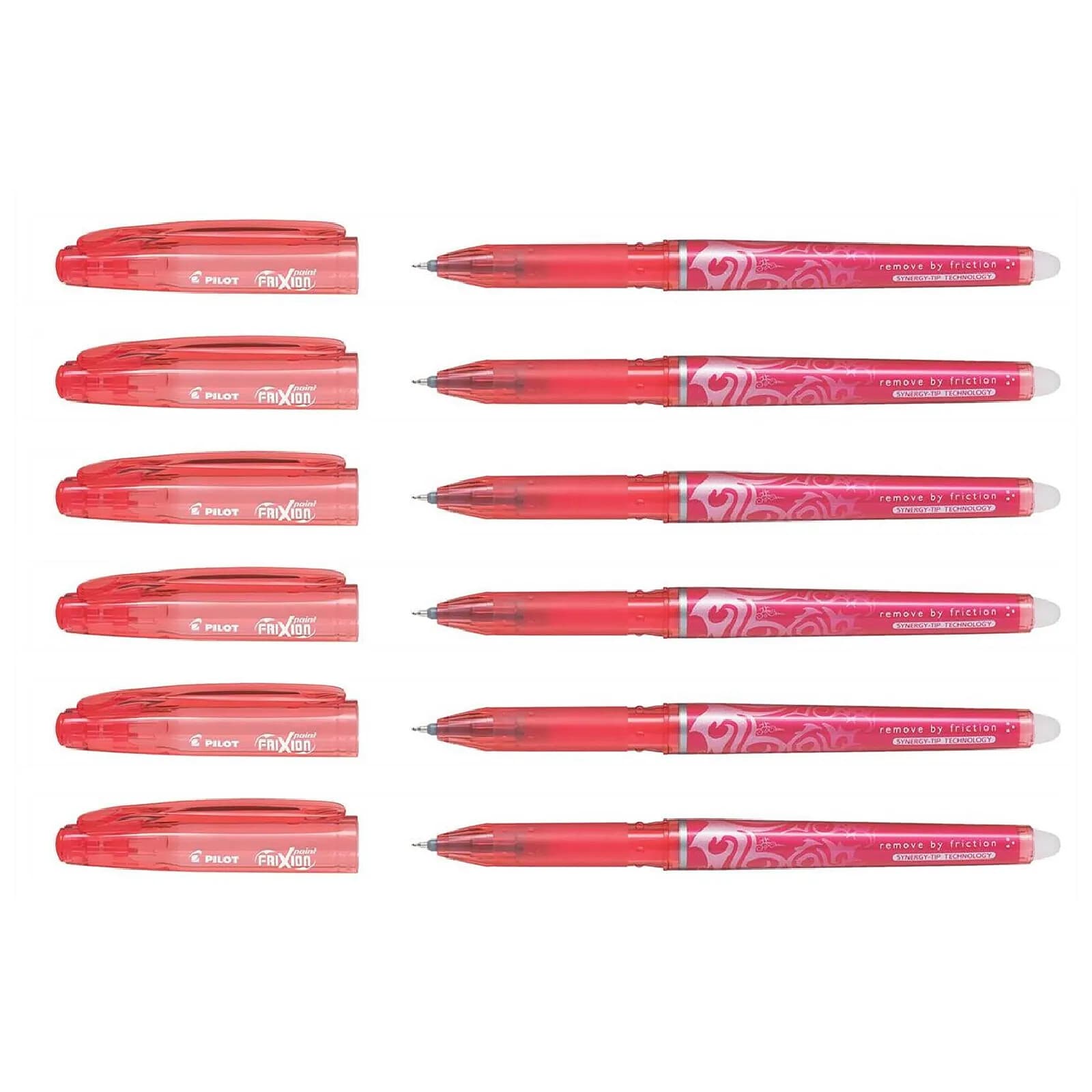 PILOT Stylo roller FriXion Point 0,5 Rouge x 6