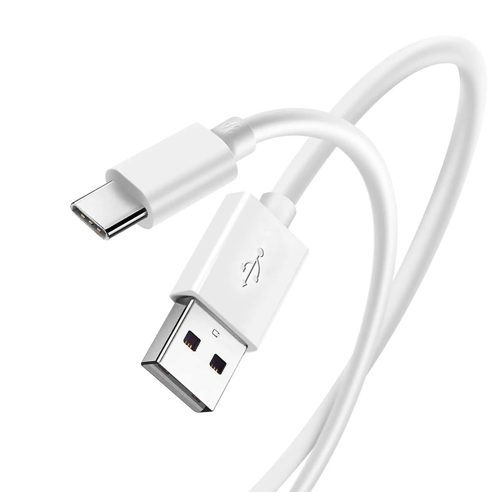 OPPO Câble USB-C Charge Rapide 3A et Sécurisée Blanc