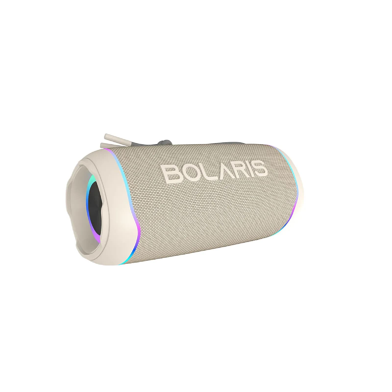 Avizar Enceinte Sans Fil Bluetooth 5.4 Modèle Parma IPX6 16W avec Effets Lumineux LED Beige