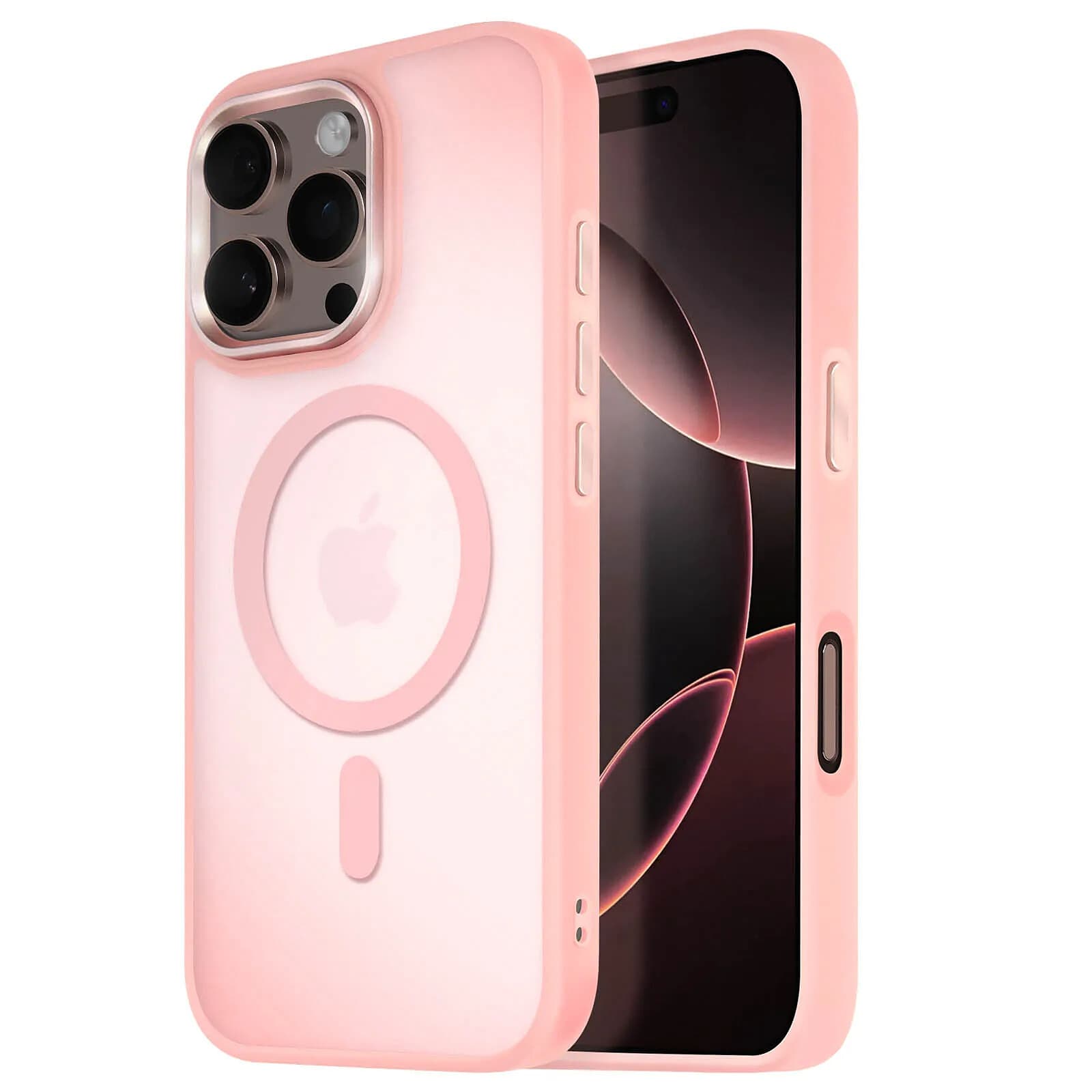 Avizar Coque MagSafe pour iPhone 16 Pro Max Dos Mat Givré Contour