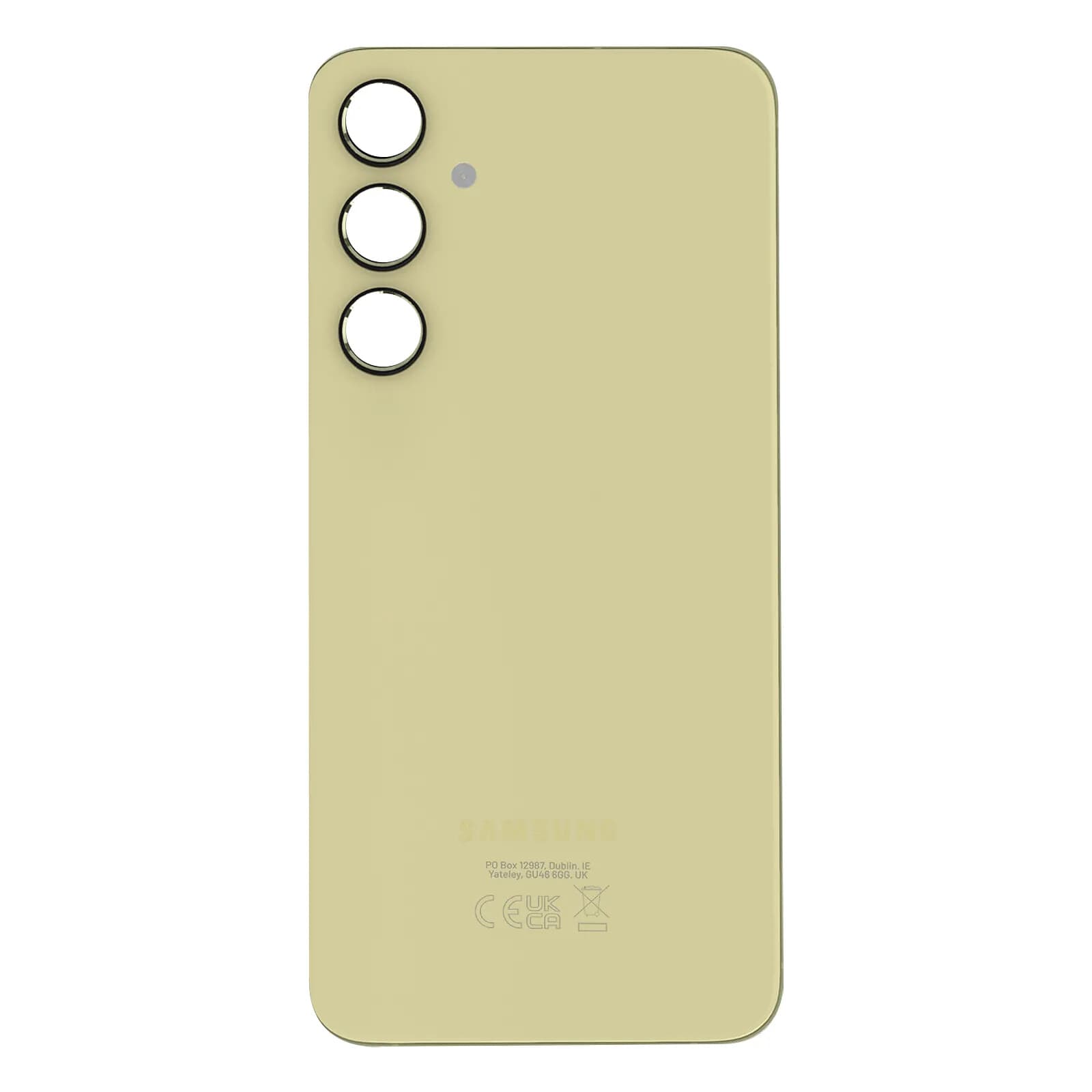 Clappio Vitre arrière de remplacement pour Samsung Galaxy A35 Vert Pâle
