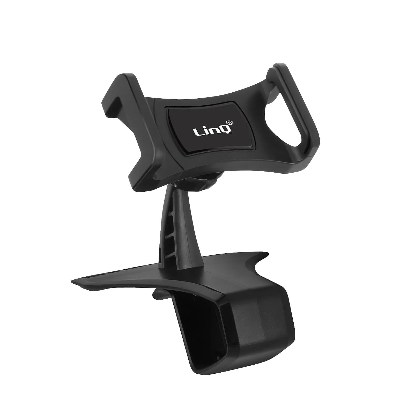 LinQ Support Voiture Smartphone Pare-soleil Emplacement Numéro Téléphone Noir