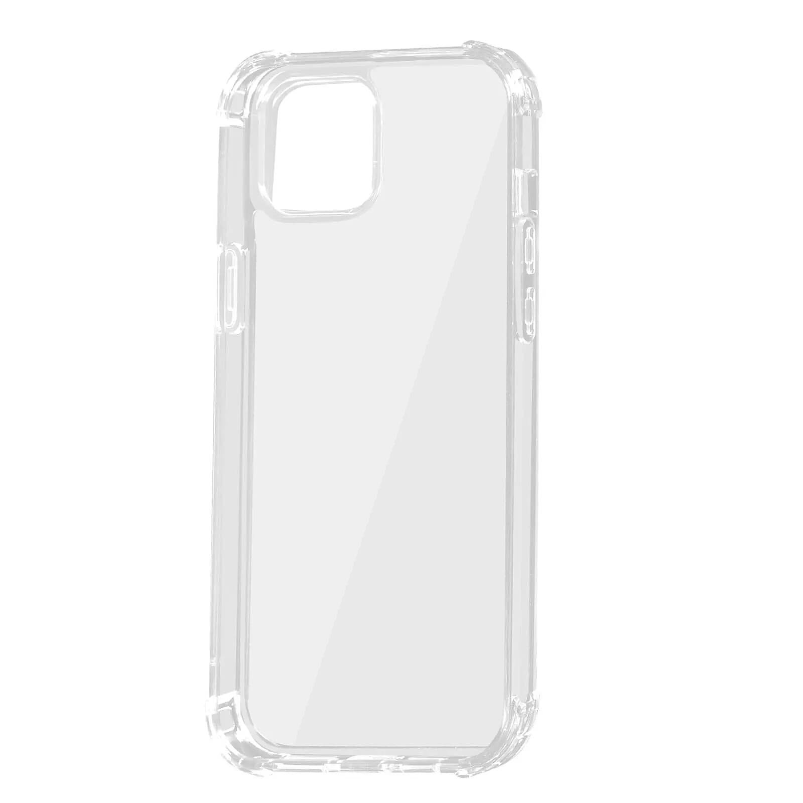 Ipaky Coque pour iPhone 13 Rigide Contour Souple Coins antichocs Transparent