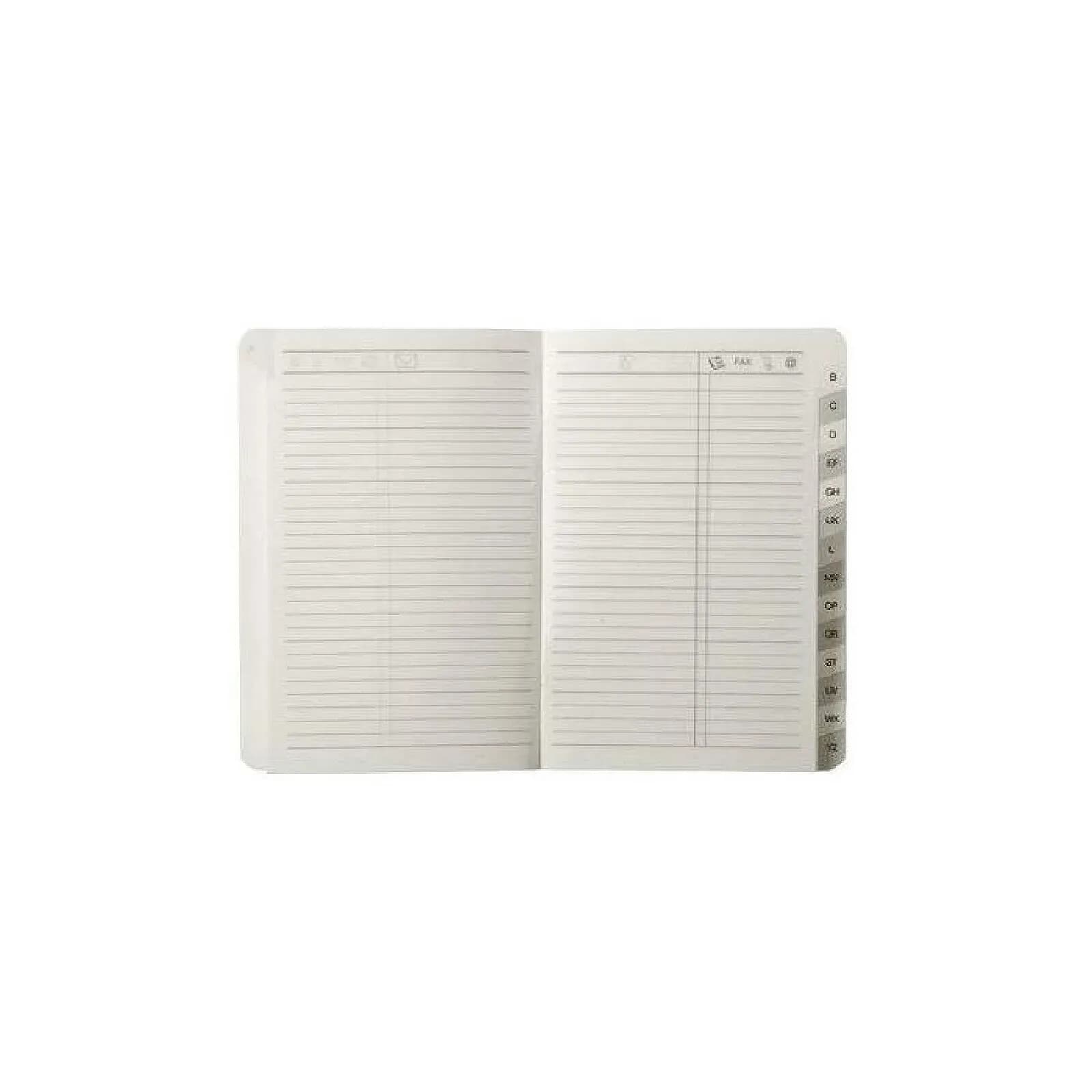 QUO VADIS Répertoire adresse pour Agenda 16 x 24 cm Blanc 32 Pages Indexées