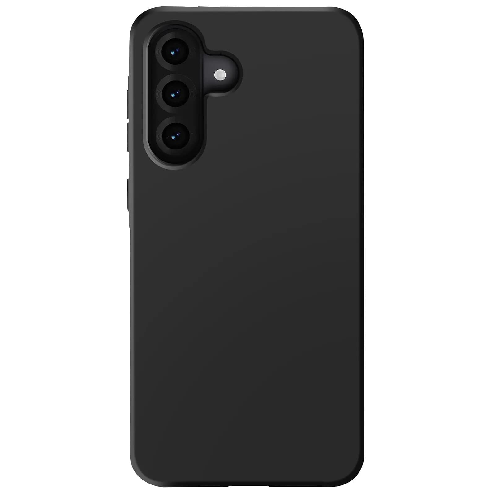 Mayaxess Coque pour Samsung Galaxy A26 Silicone Souple Revêtement Fin Noir