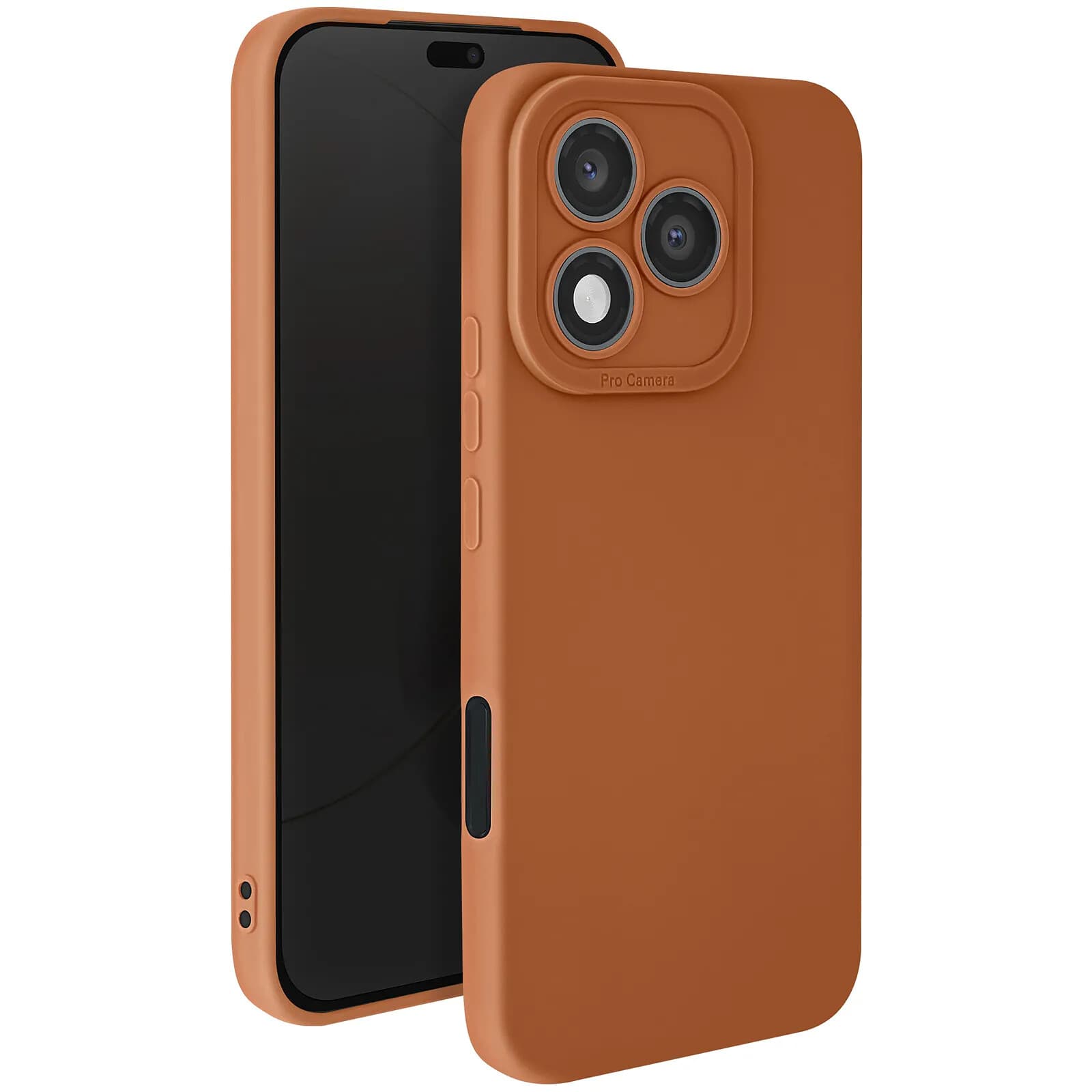 Avizar Coque pour Honor 400 Lite Silicone Lisse Bloc Caméra Protégé