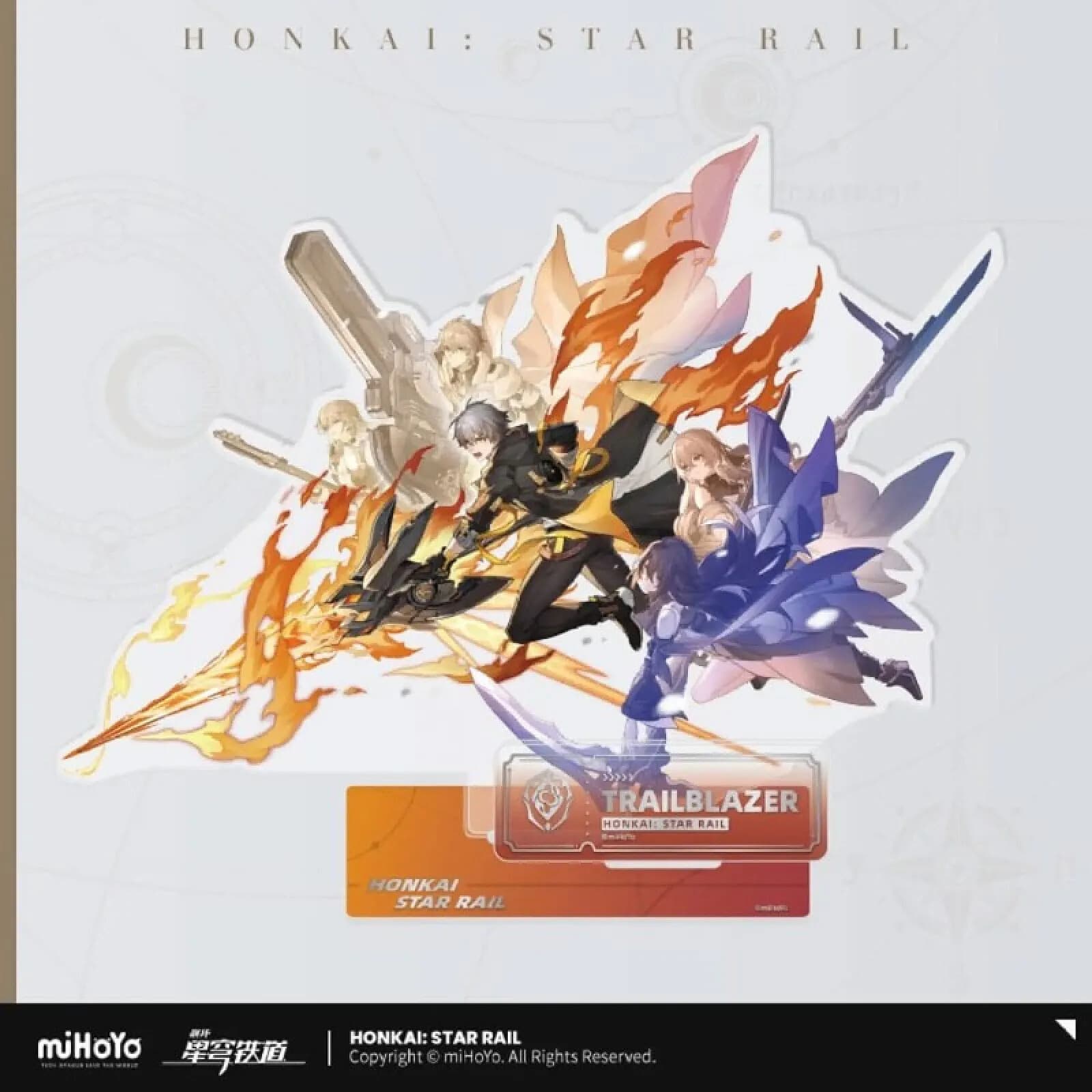 Honkai: Star Rail - Figurine acrylique Preservation of Path Series Trailblazer Male 25 cm