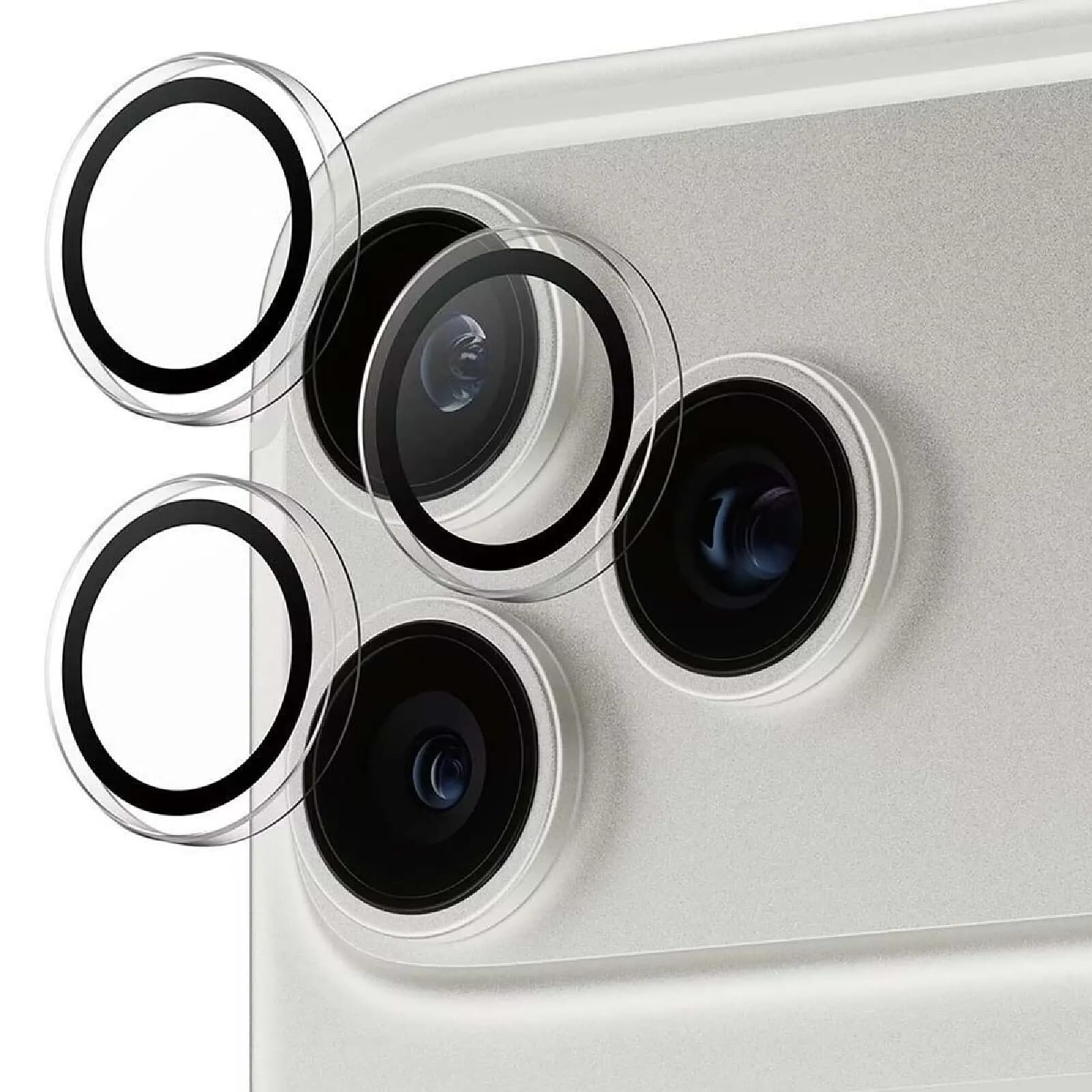 Panzer Glass Verre de Protection Objectif Camera pour iPhone 17 Pro et 17 Pro Max Transparent