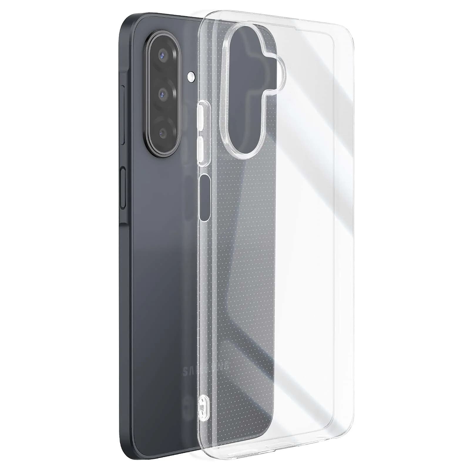 Mayaxess Coque pour Galaxy A17 en Silicone Ultra Souple et Durable Transparent