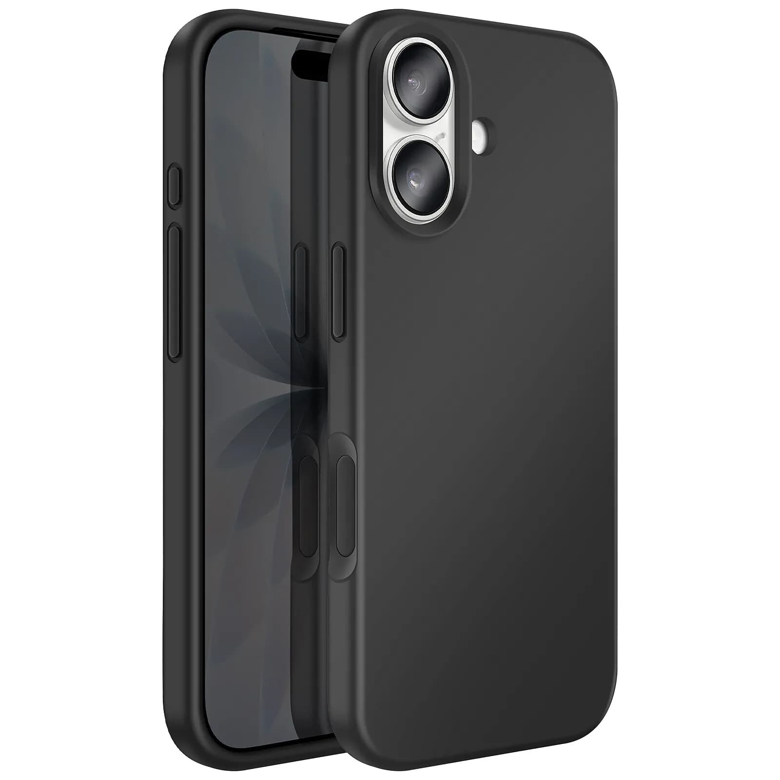 4smarts Coque MagSafe en Silicone pour iPhone 17 Anti-Rayures Noir