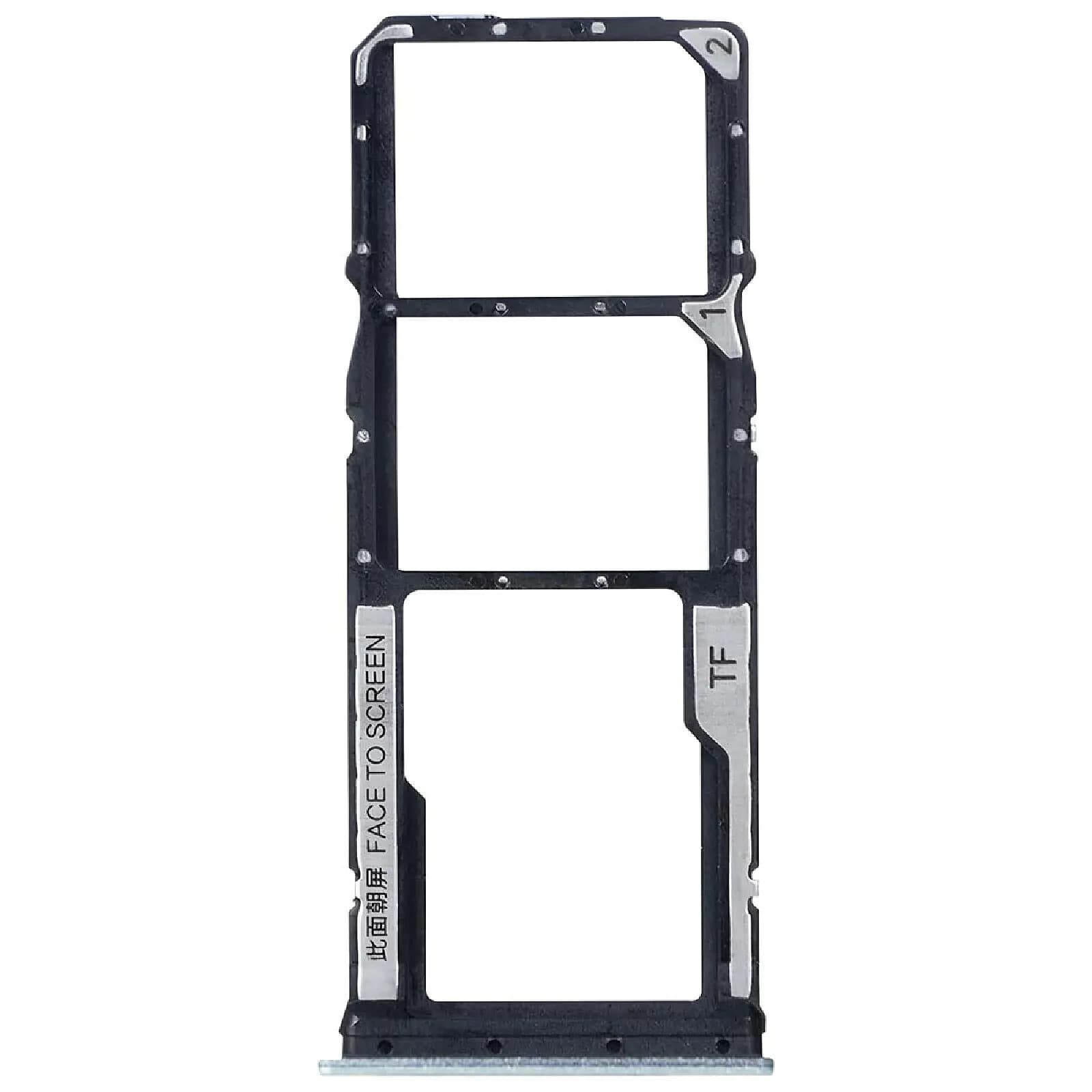 Clappio Tiroir Carte SIM et Micro-SD pour Xiaomi Redmi 13C Remplacement