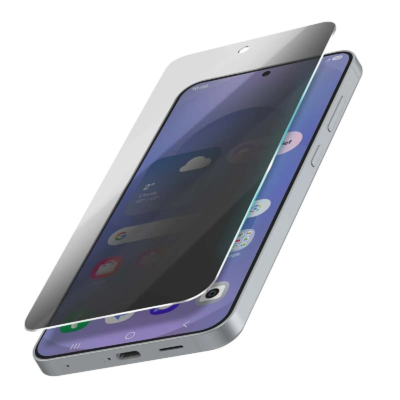 Avizar Protection d'Écran Verre Trempé pour Samsung Galaxy S25 Anti-Espion